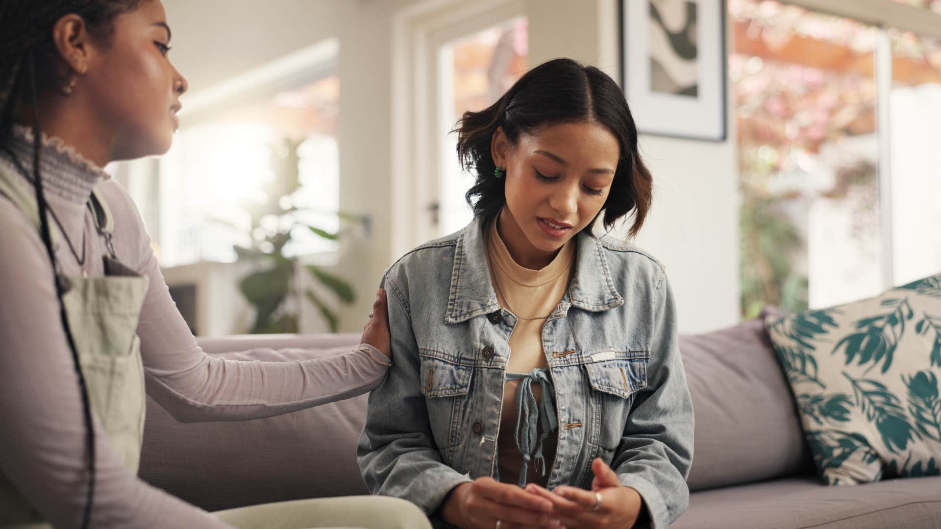 woman who is a conscious thinker and observer saying let's slow down