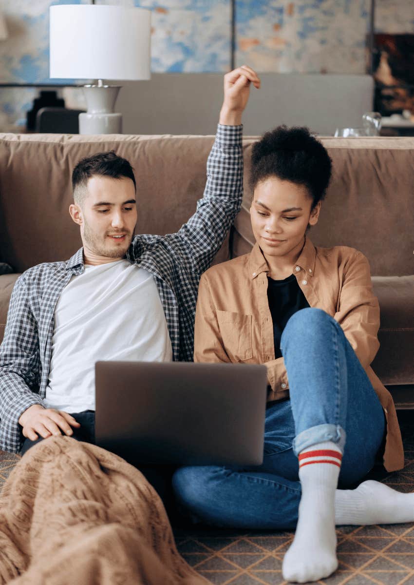 couple spending time together