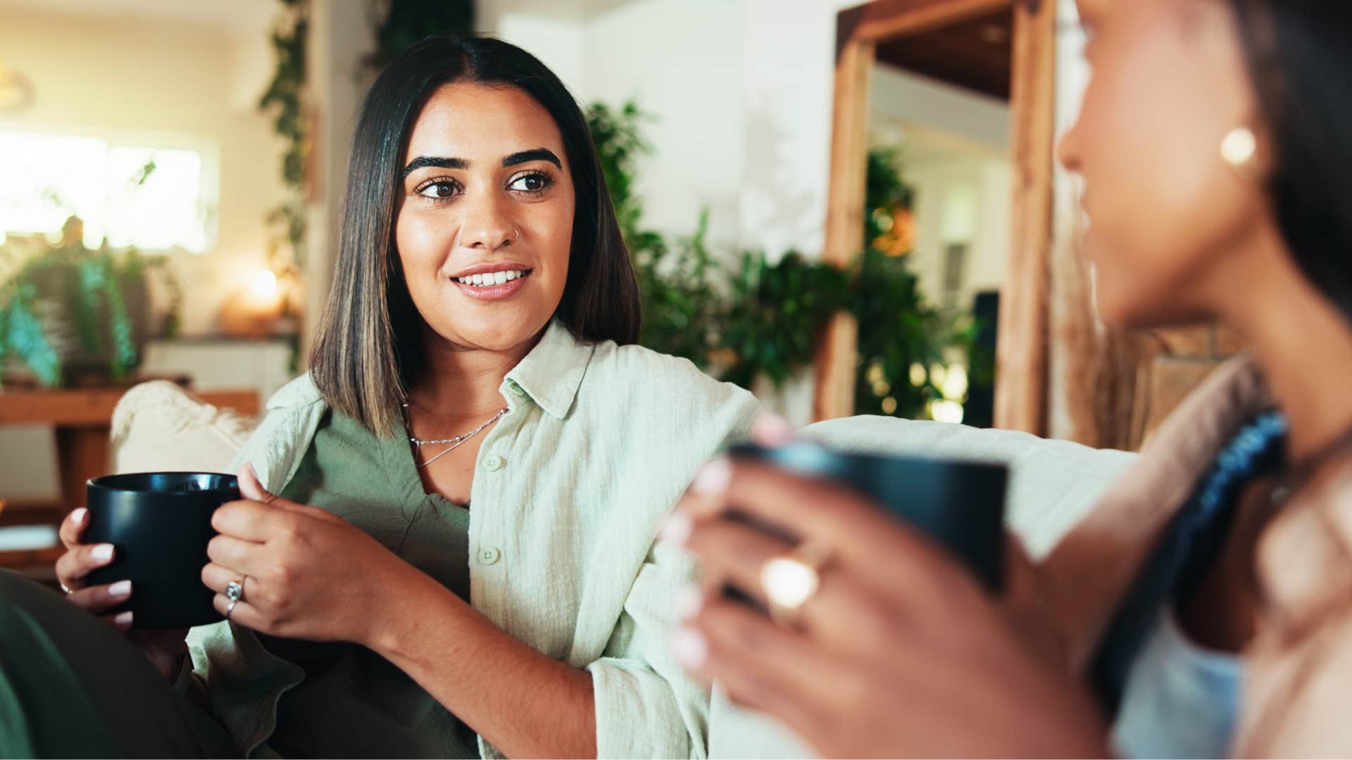 woman saying I don't want you to feel pressured to her friend