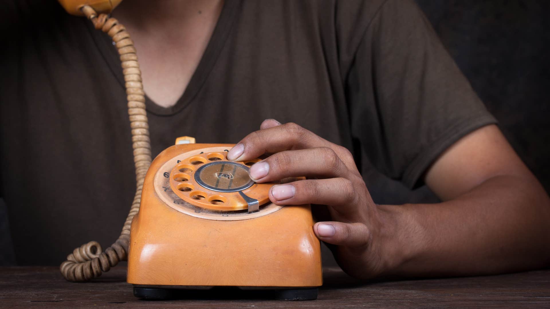 Vintage rotary phone for communication showing things kids expected to learn