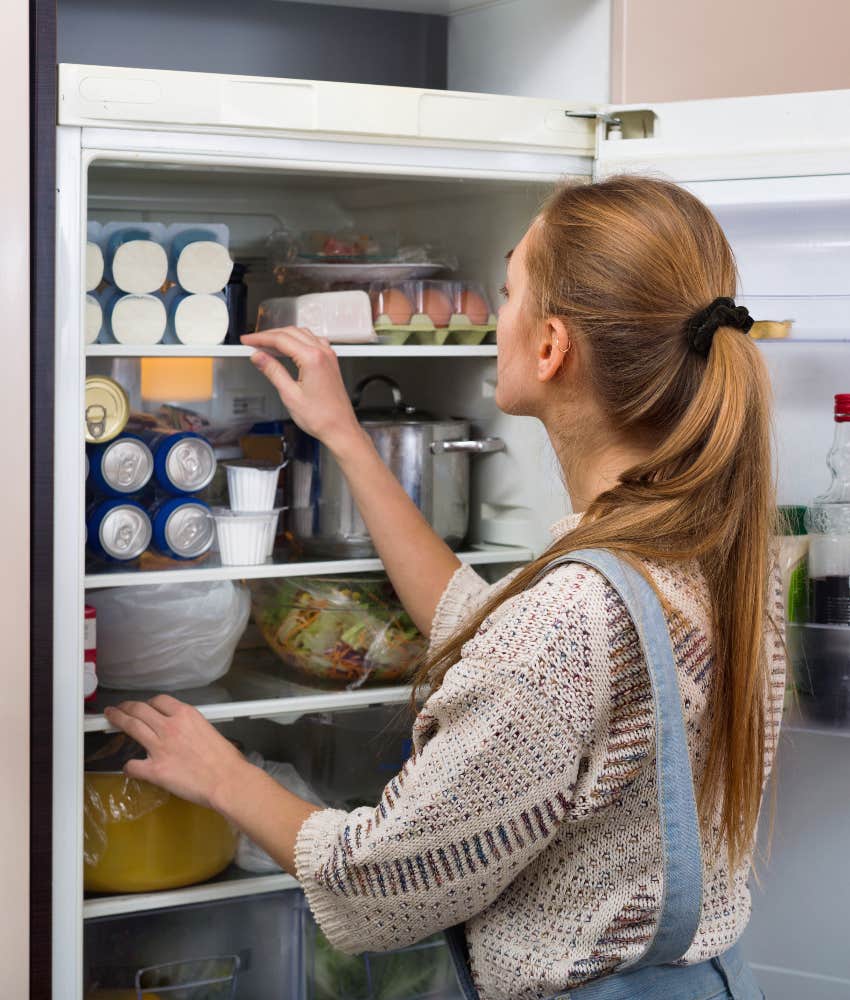 professional organizer says throw away expired food
