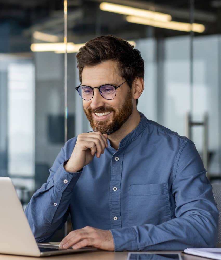 businessman accomplishing goals