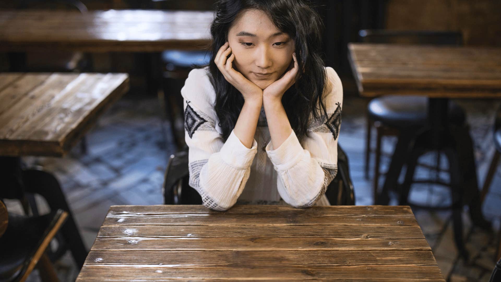 woman leaving flaky people in the new year