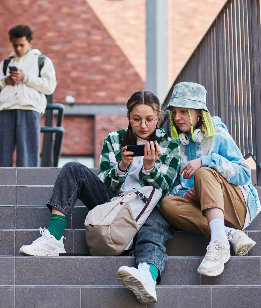 Only child hangs out with friend showing parents honest thing