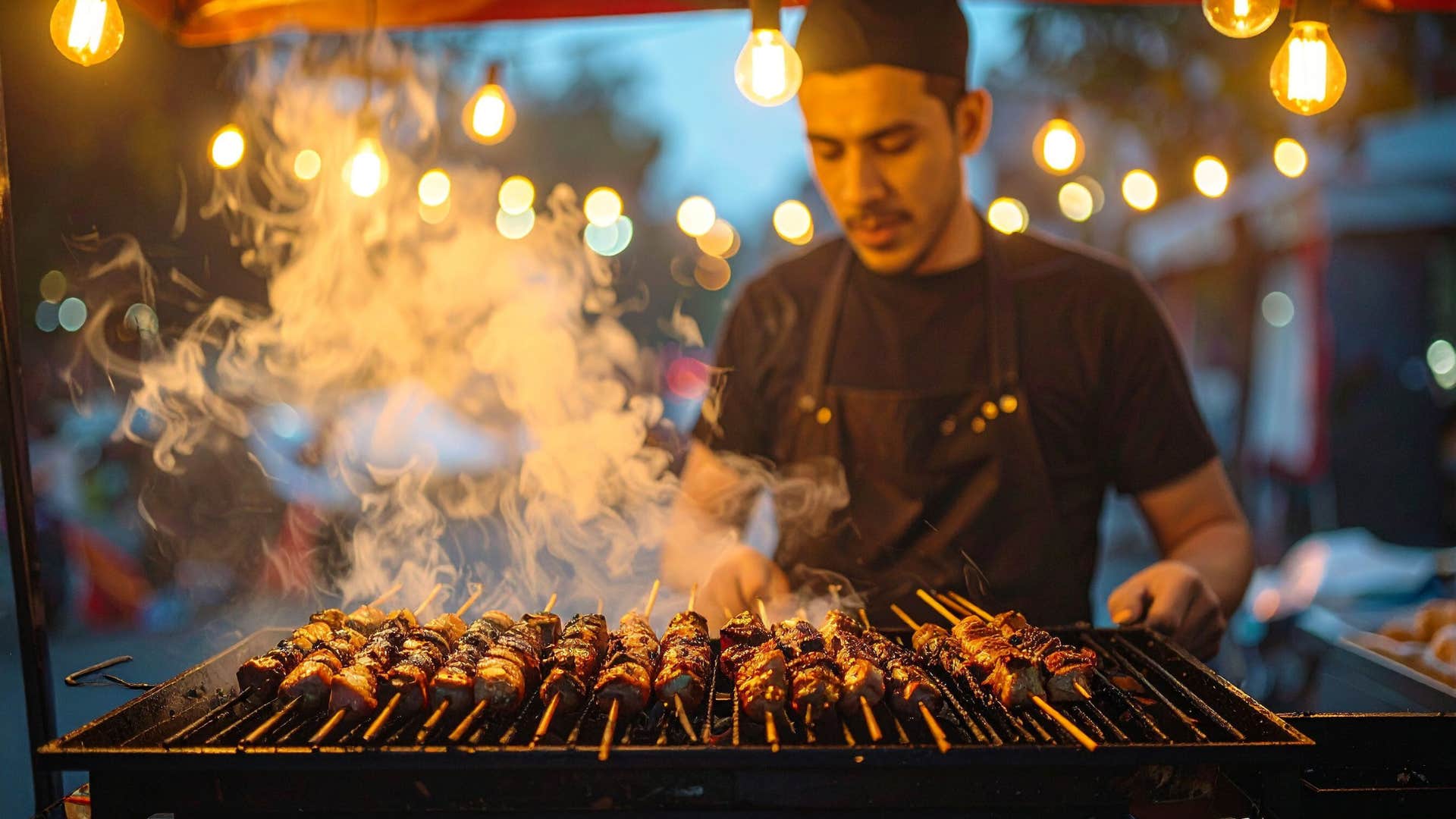 man who is a great catch because he cooks