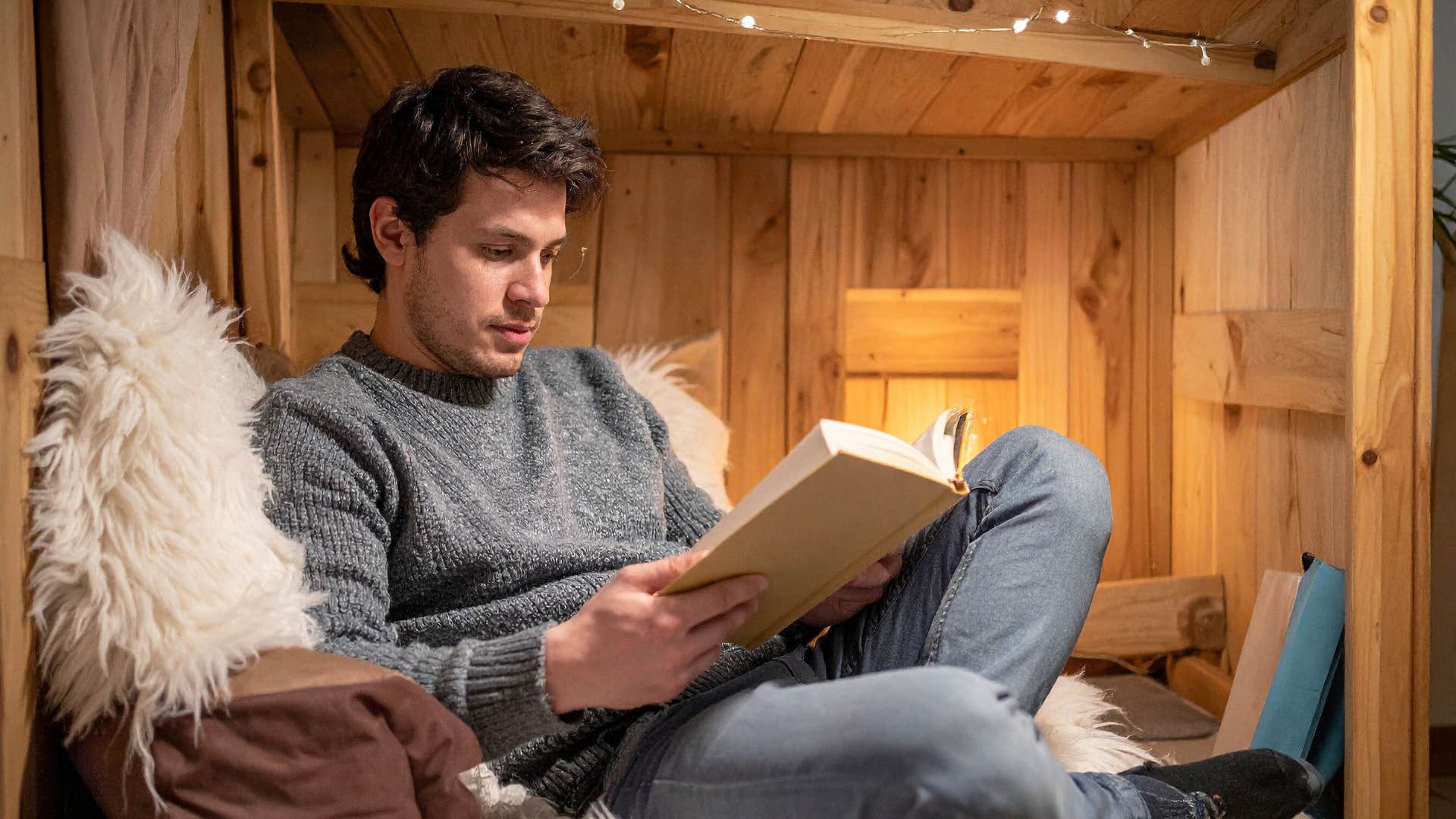 man who is a great catch reading