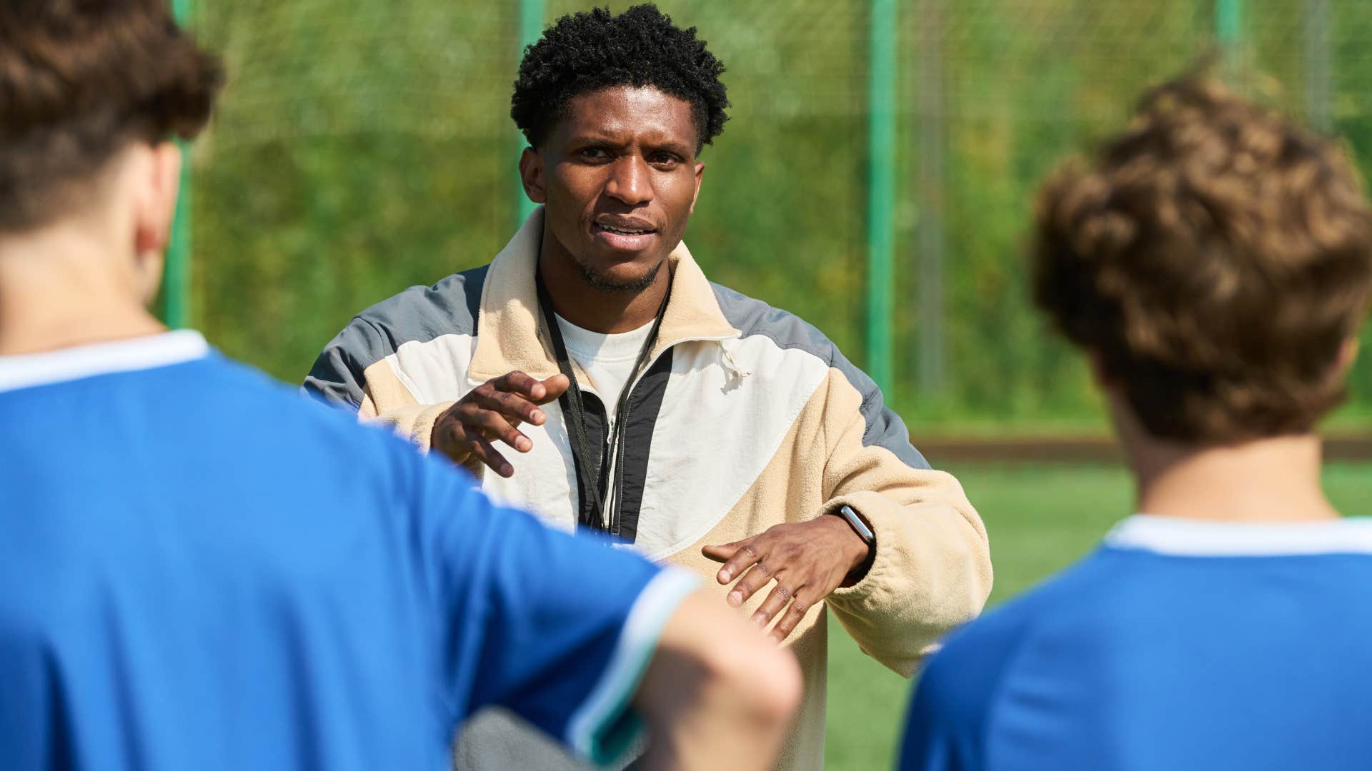 good man who coaches and mentors kids as a hobby