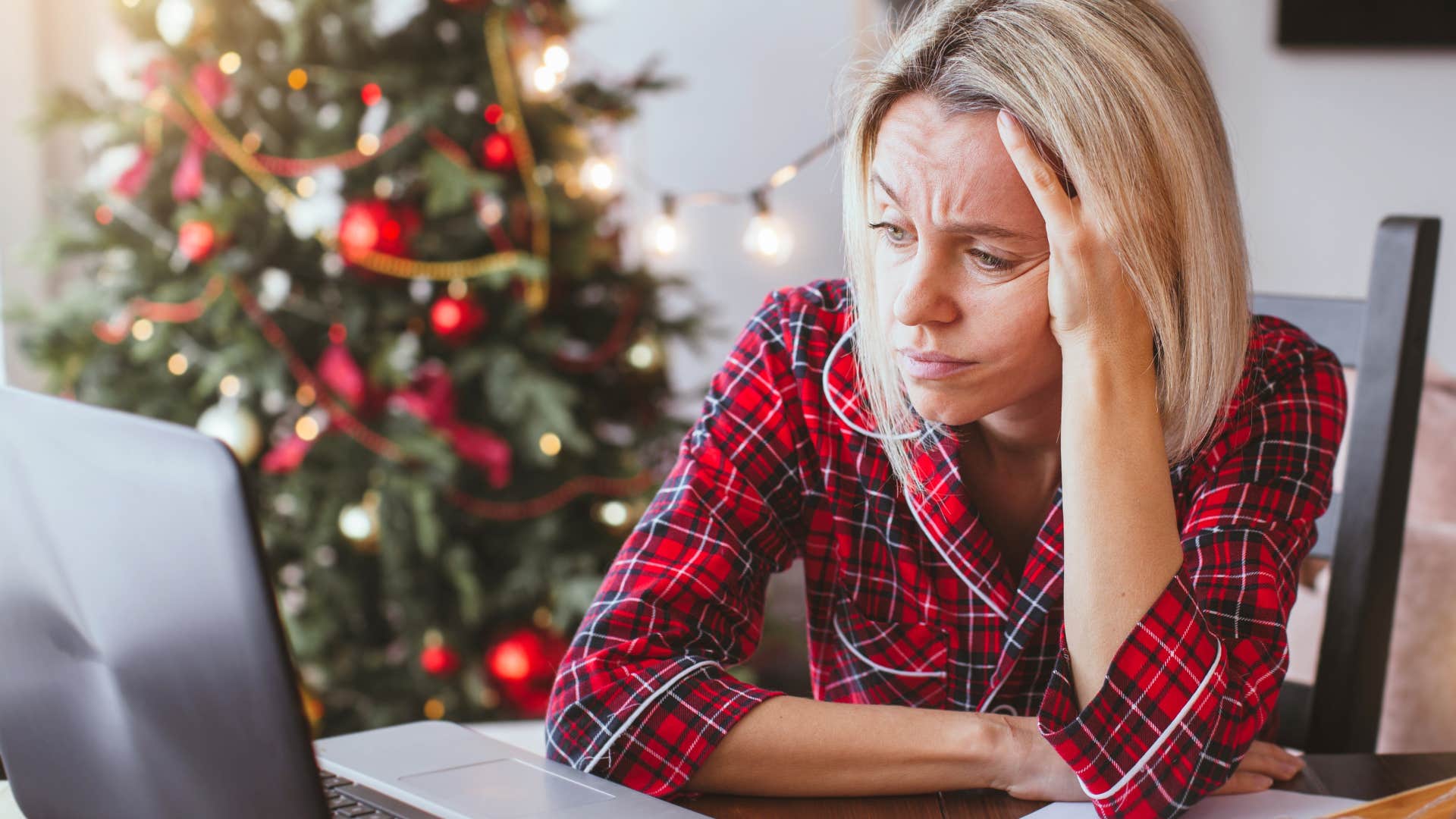 stressed woman avoiding time for relaxing at home