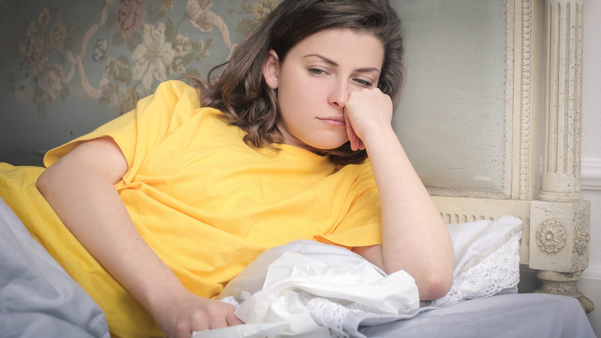 woman with a laziness problem annoyed by planning in advance