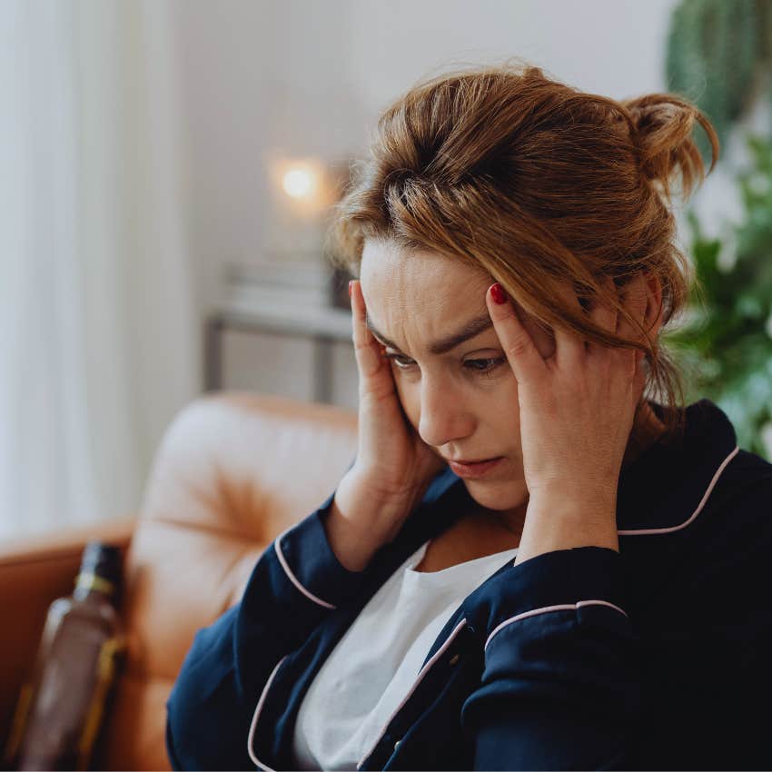 woman tired from riding her friend's emotional roller coaster