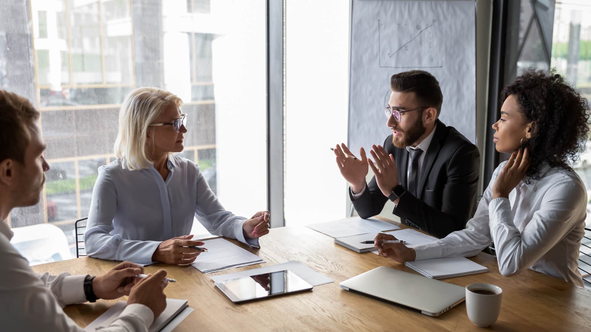 meeting that requires people to be formal