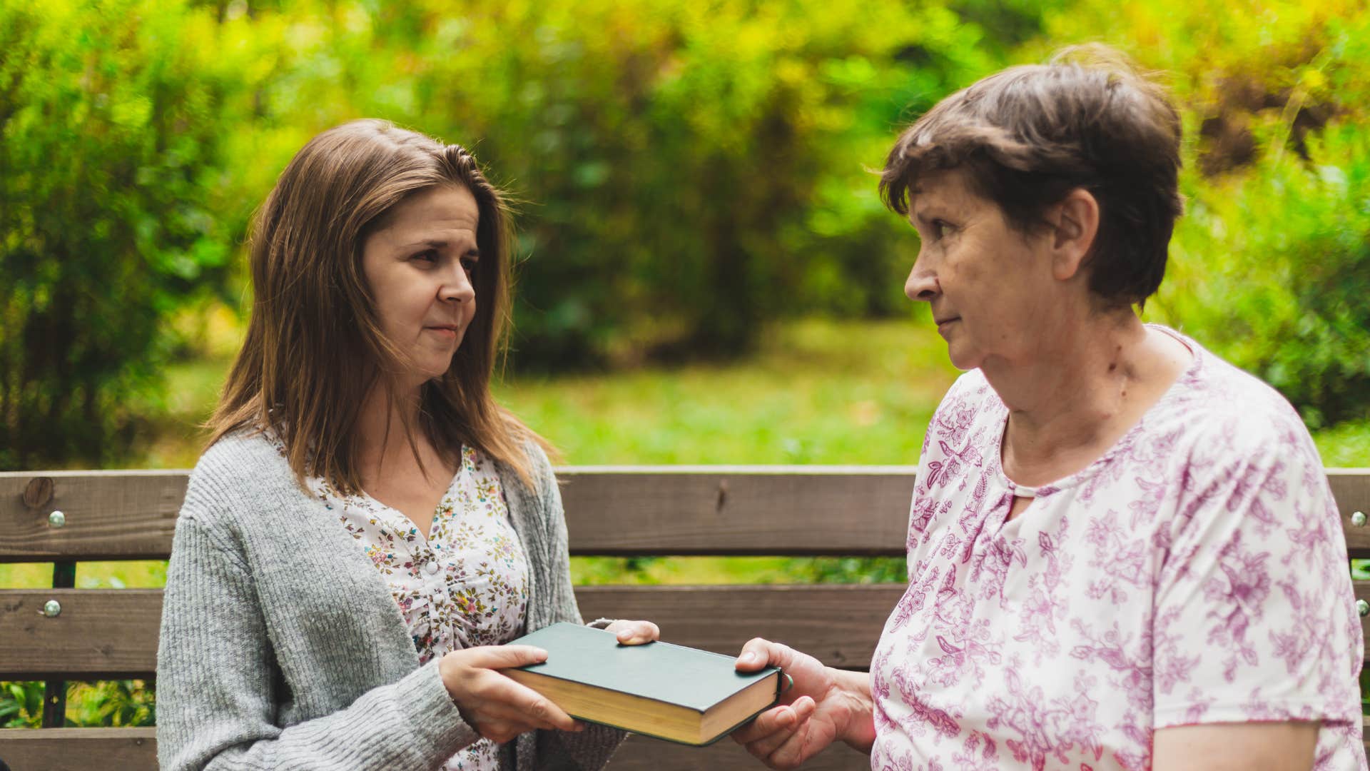 woman annoyed because her friend never returns borrowed items
