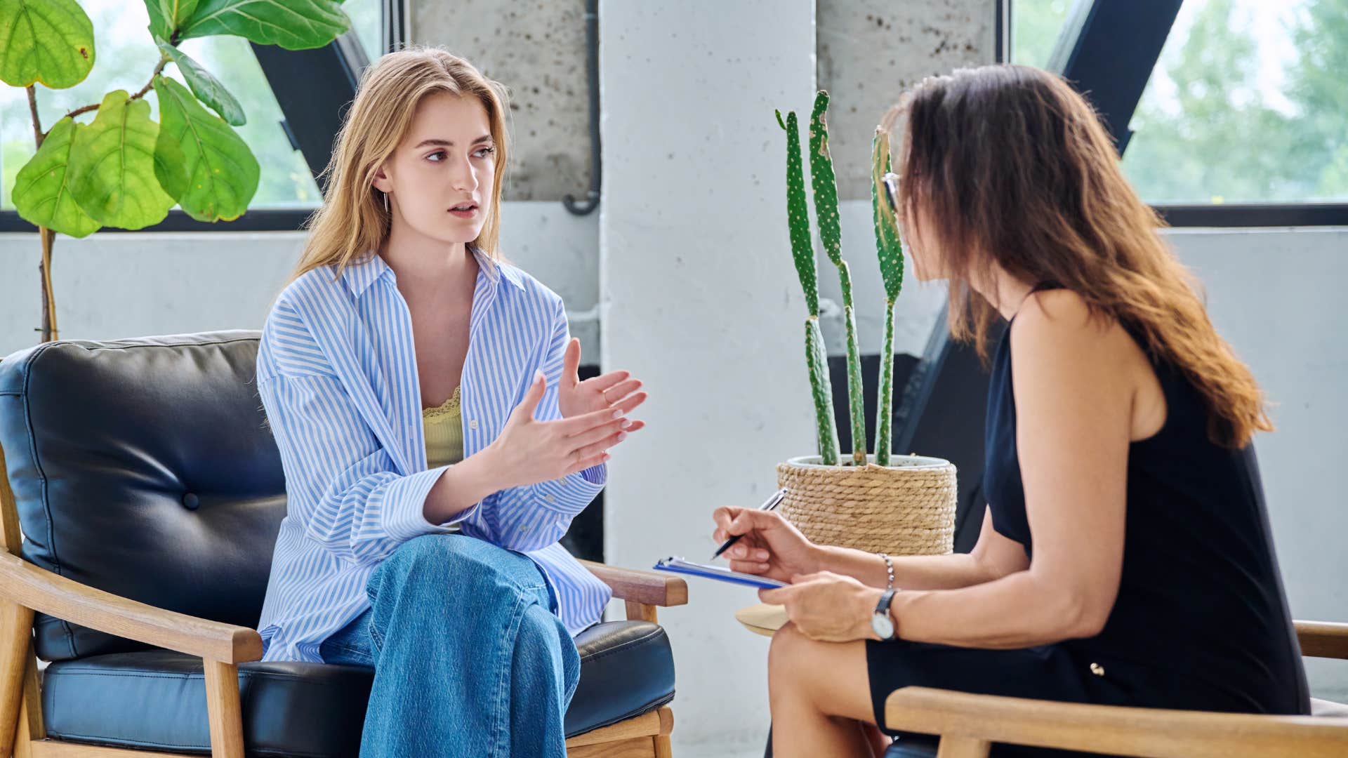 woman annoyed with friend who never says thank you