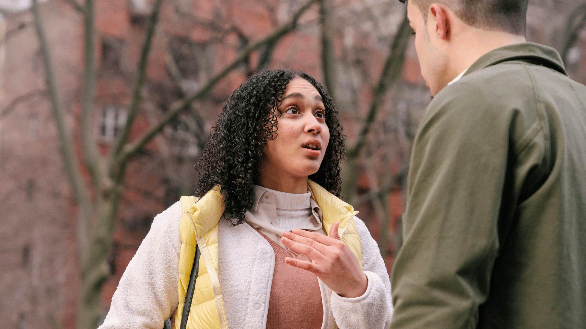 immature wife nagging her partner