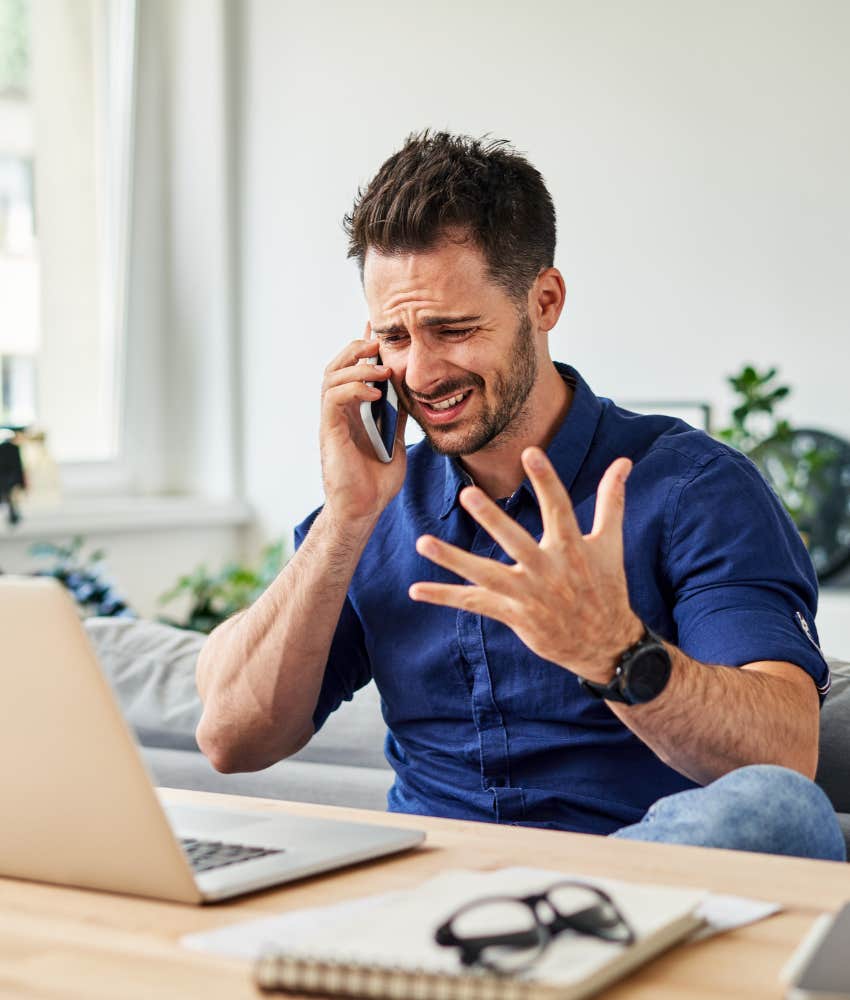 Man dealing with more than just testosterone loss associated with irritable male syndrome