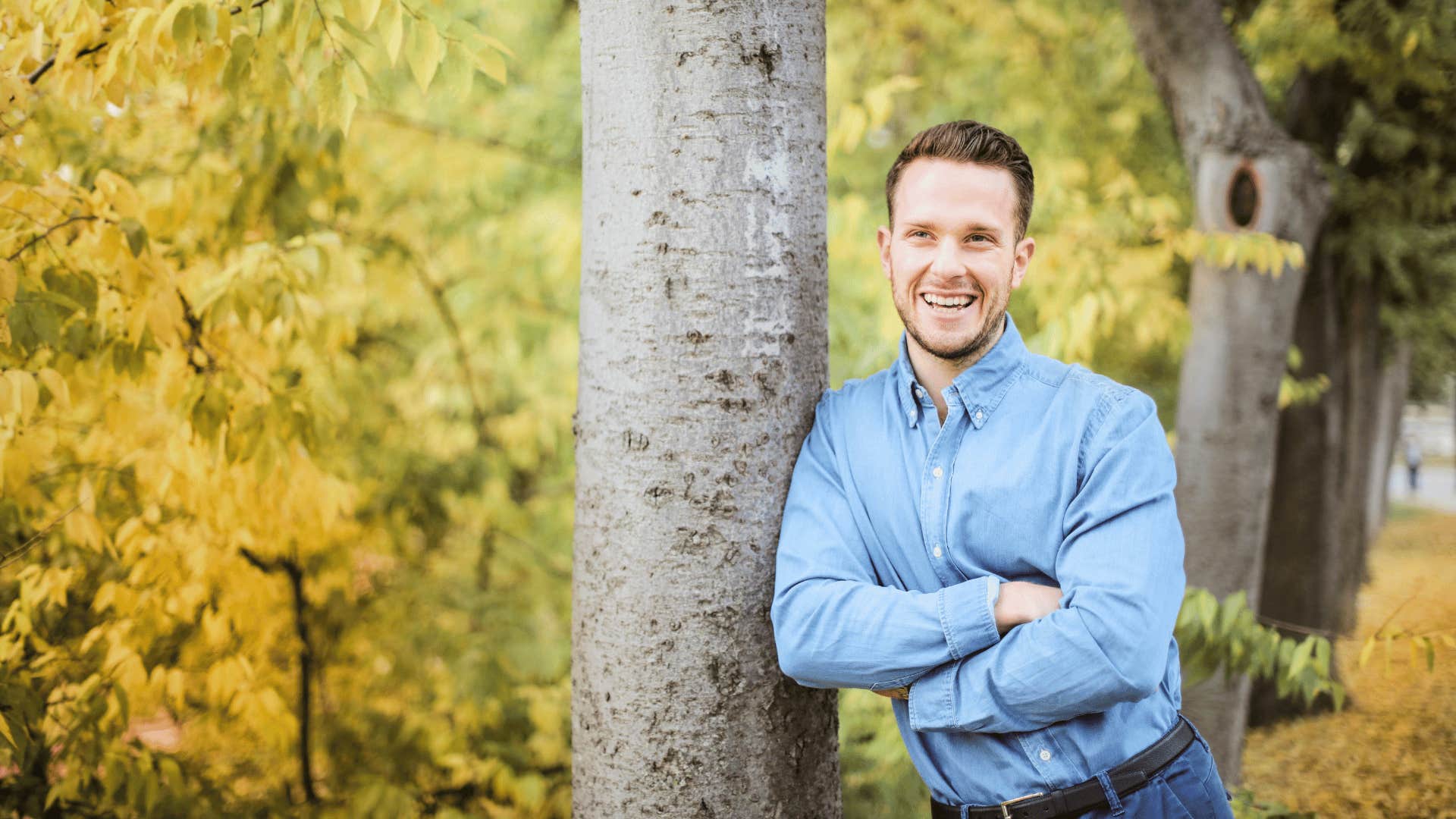 man practicing gratitude to be unbothered