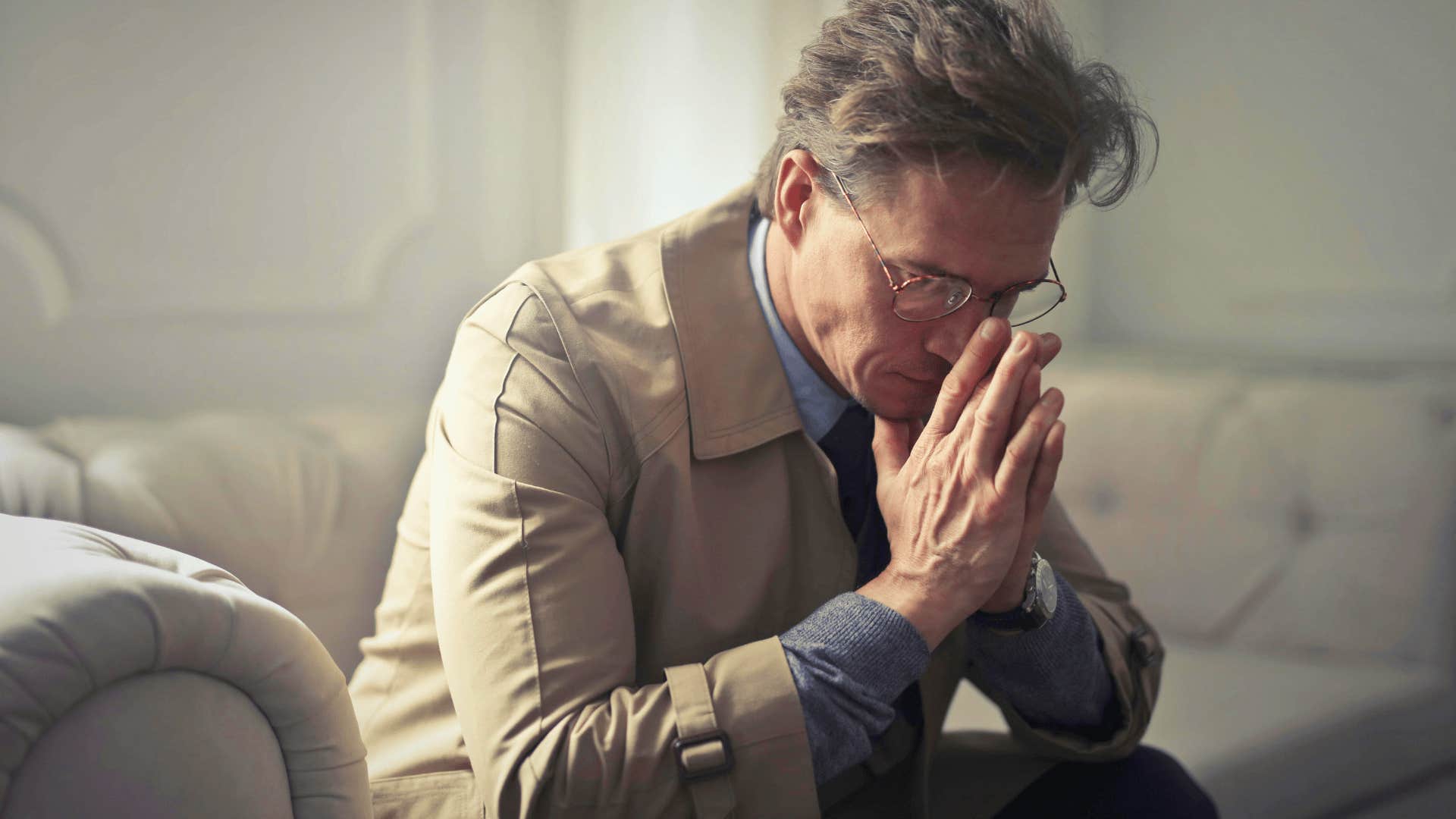 man trying to please others as a habit to let go on