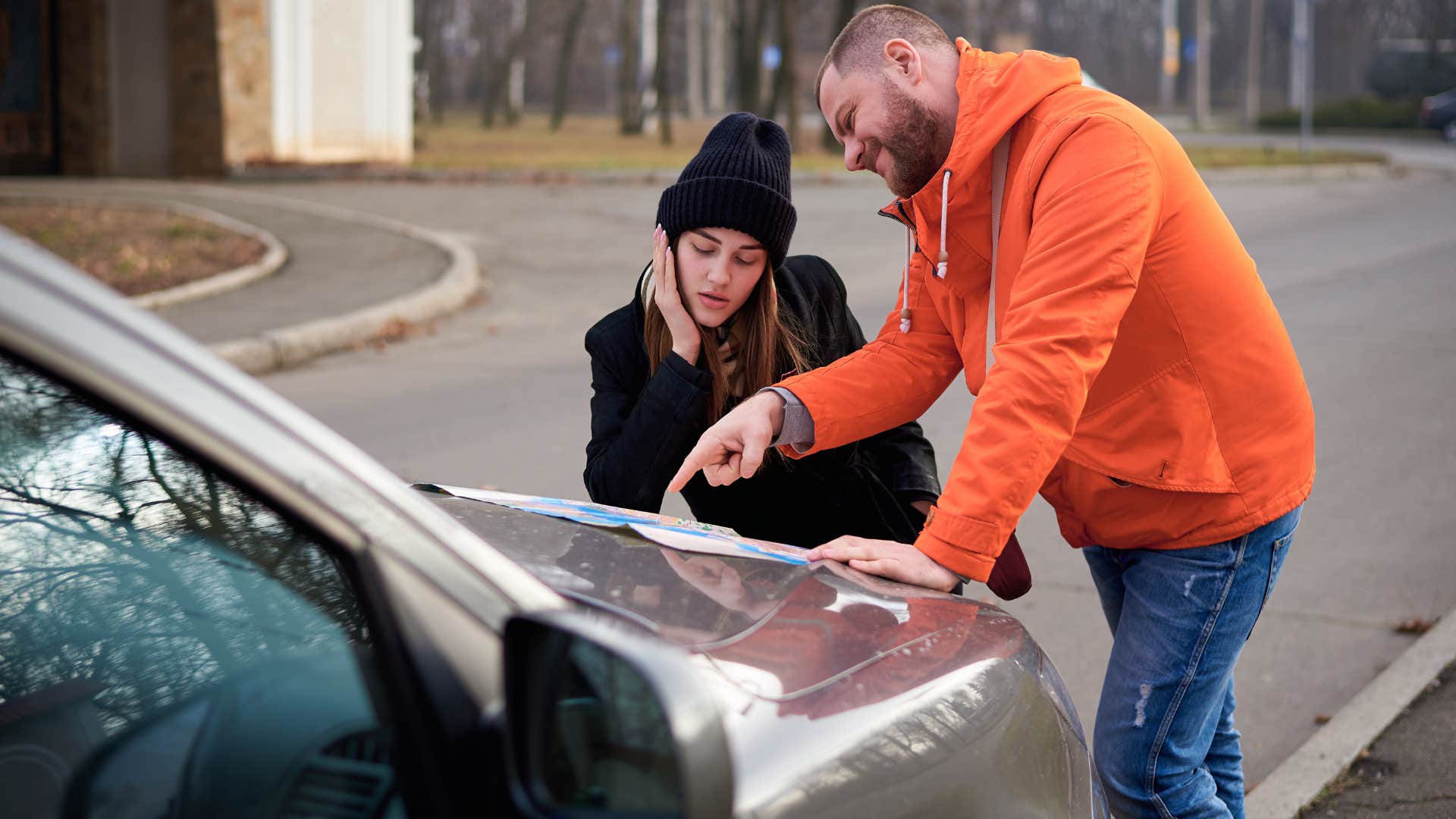 man showing his feelings through his actions