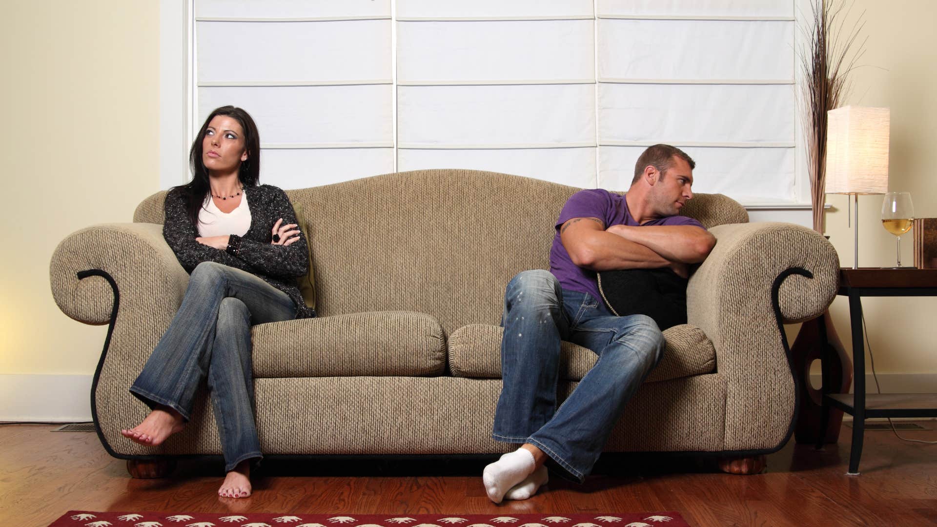 man showing his feelings through stonewalling