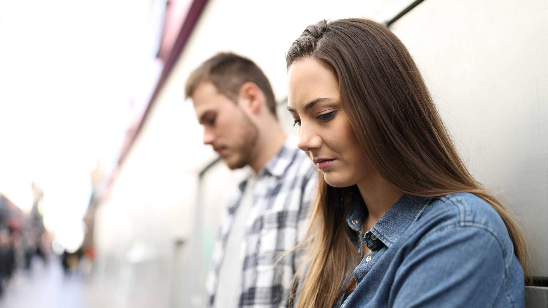 Upset couple see no future together