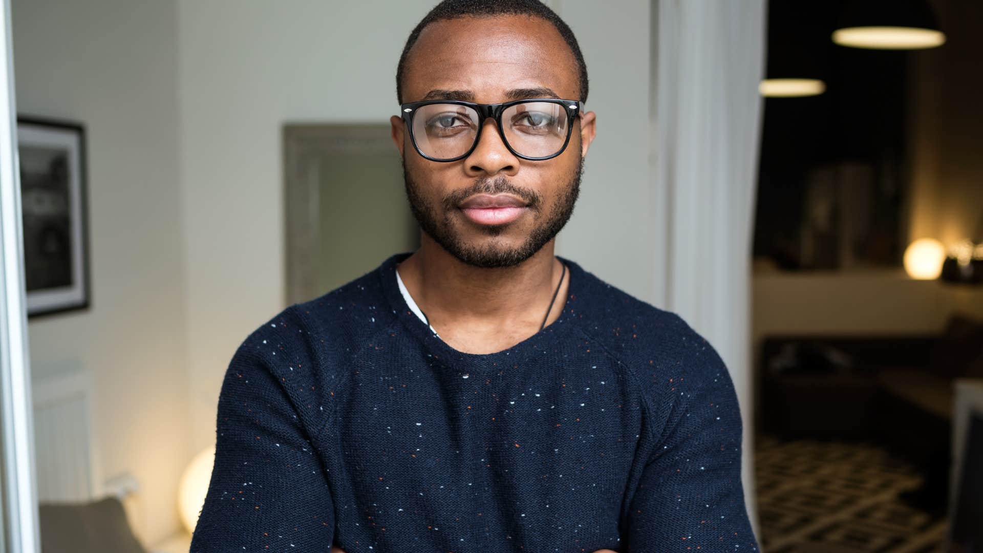 man who secretly doesn't like himself saying he's fine