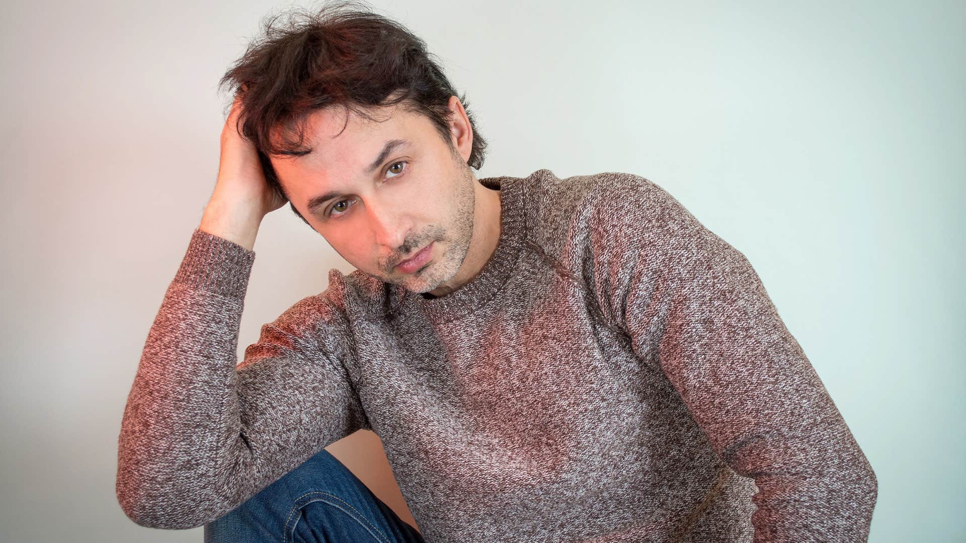 man who secretly doesn't like himself saying let's be realistic 