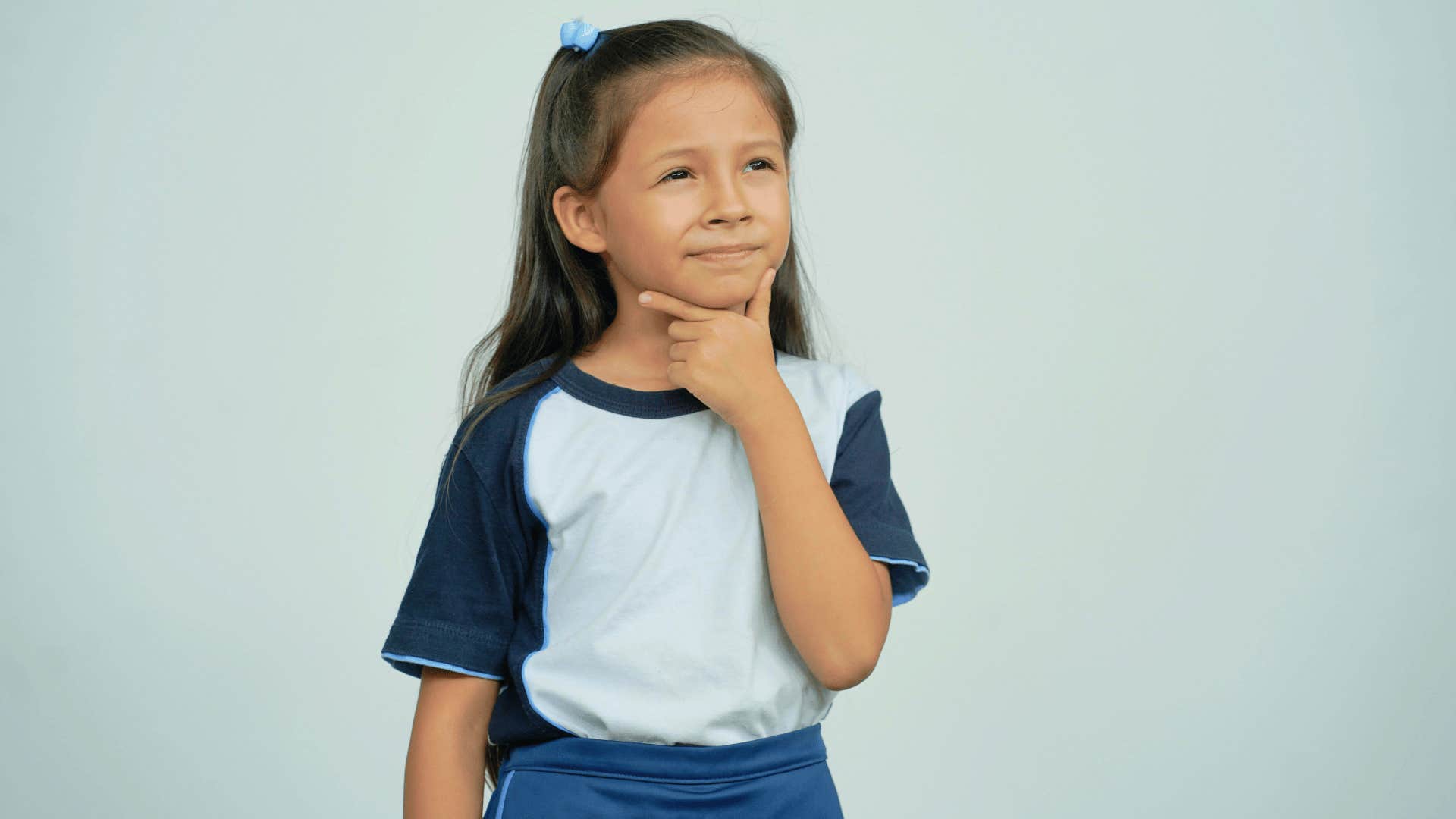 modern parent answering never-ending questions from kids