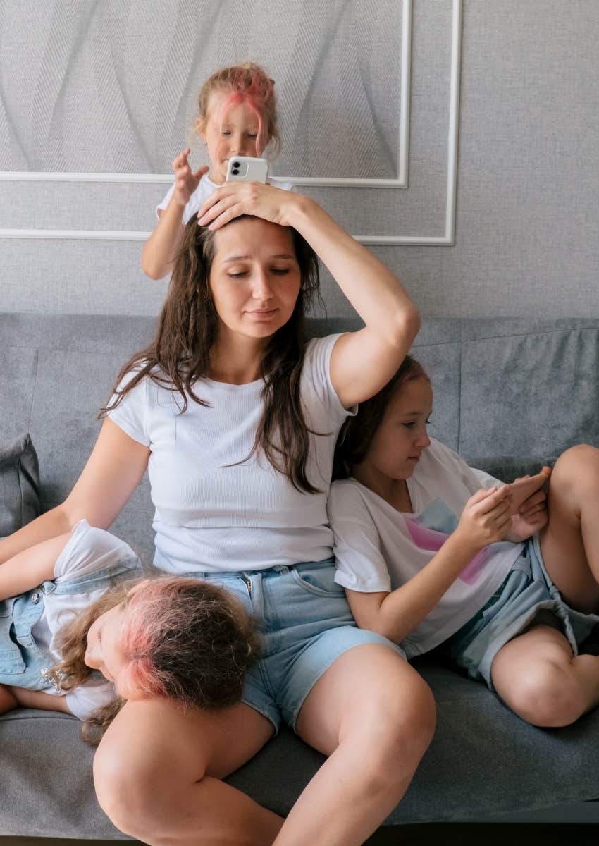 busy mom who wants a closer parking spot