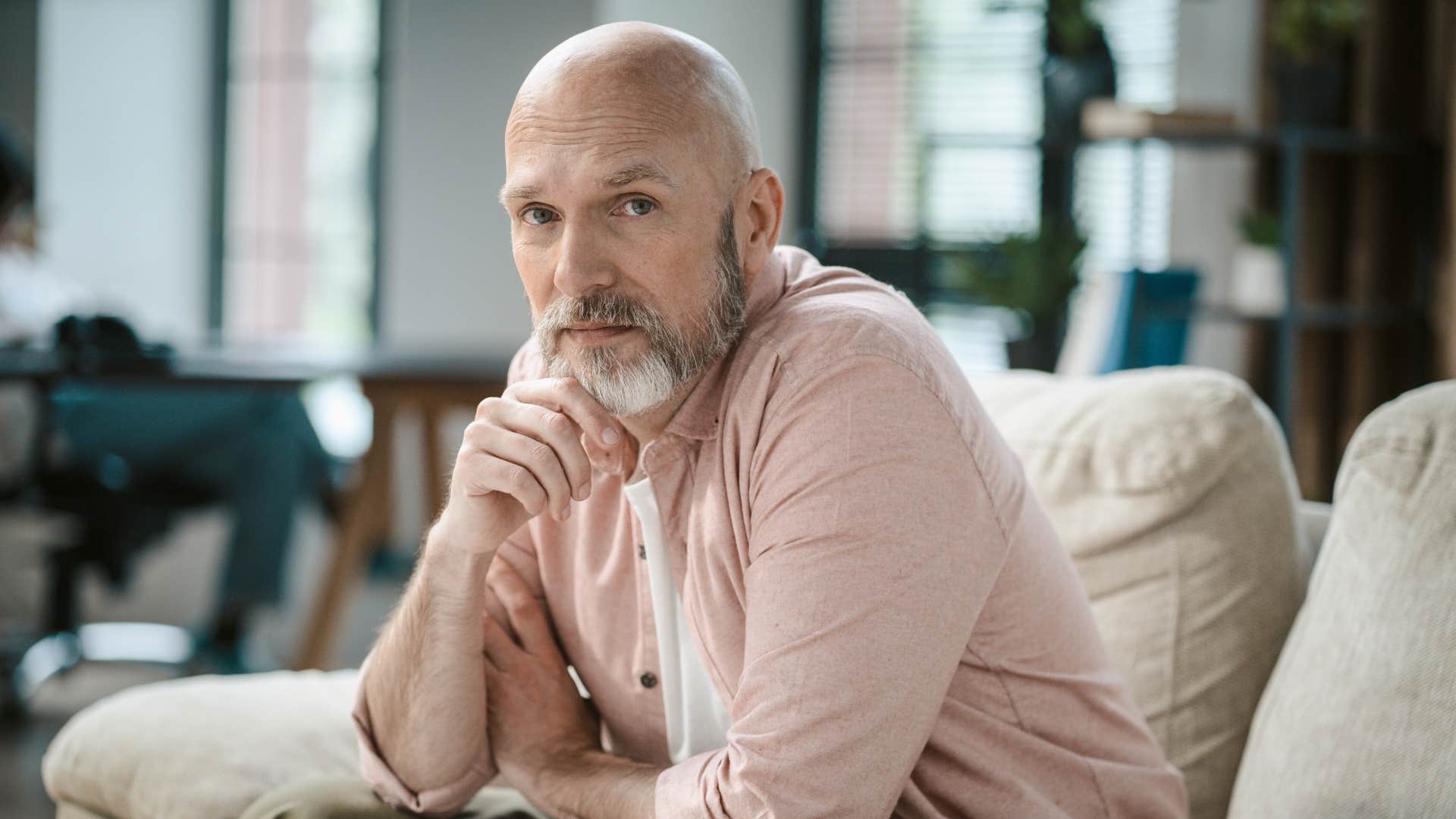 pensive man thinking about what wisdom really means