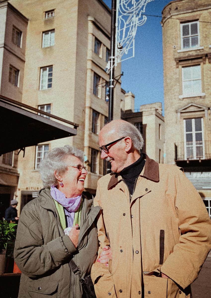 couple who fell in love even though they're older