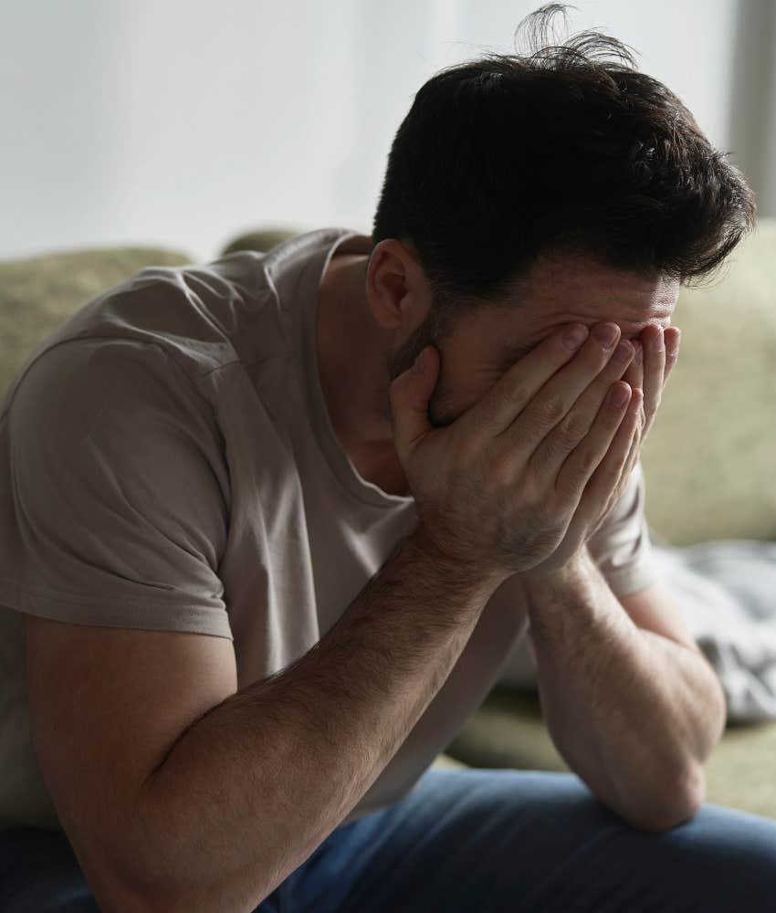 neurotic man with high worry level