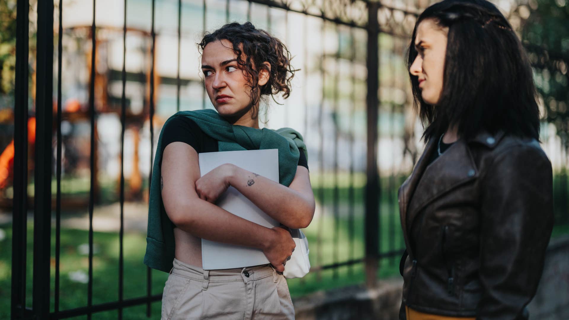 person doesn't want to be a friend and stories don't add up