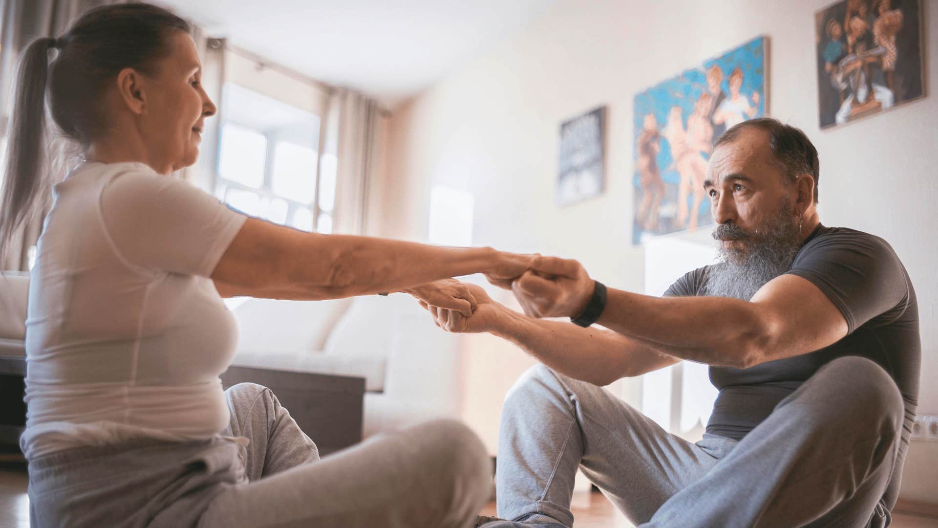 people keep exercising to help improve intimacy