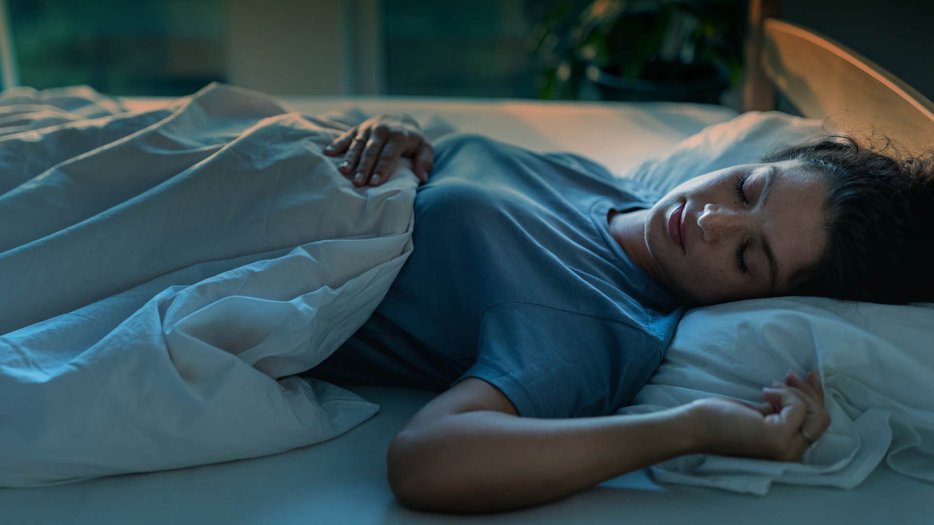 person doesn't panic over a bad night of sleep
