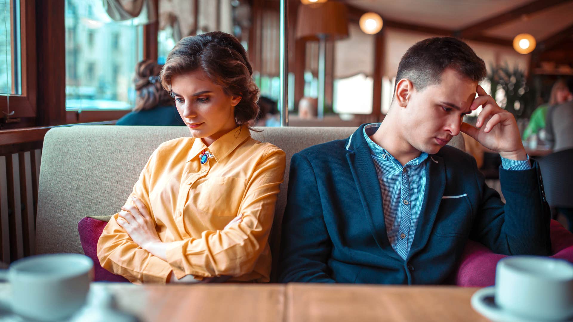 man who is always in a bad mood saying he doesn't care