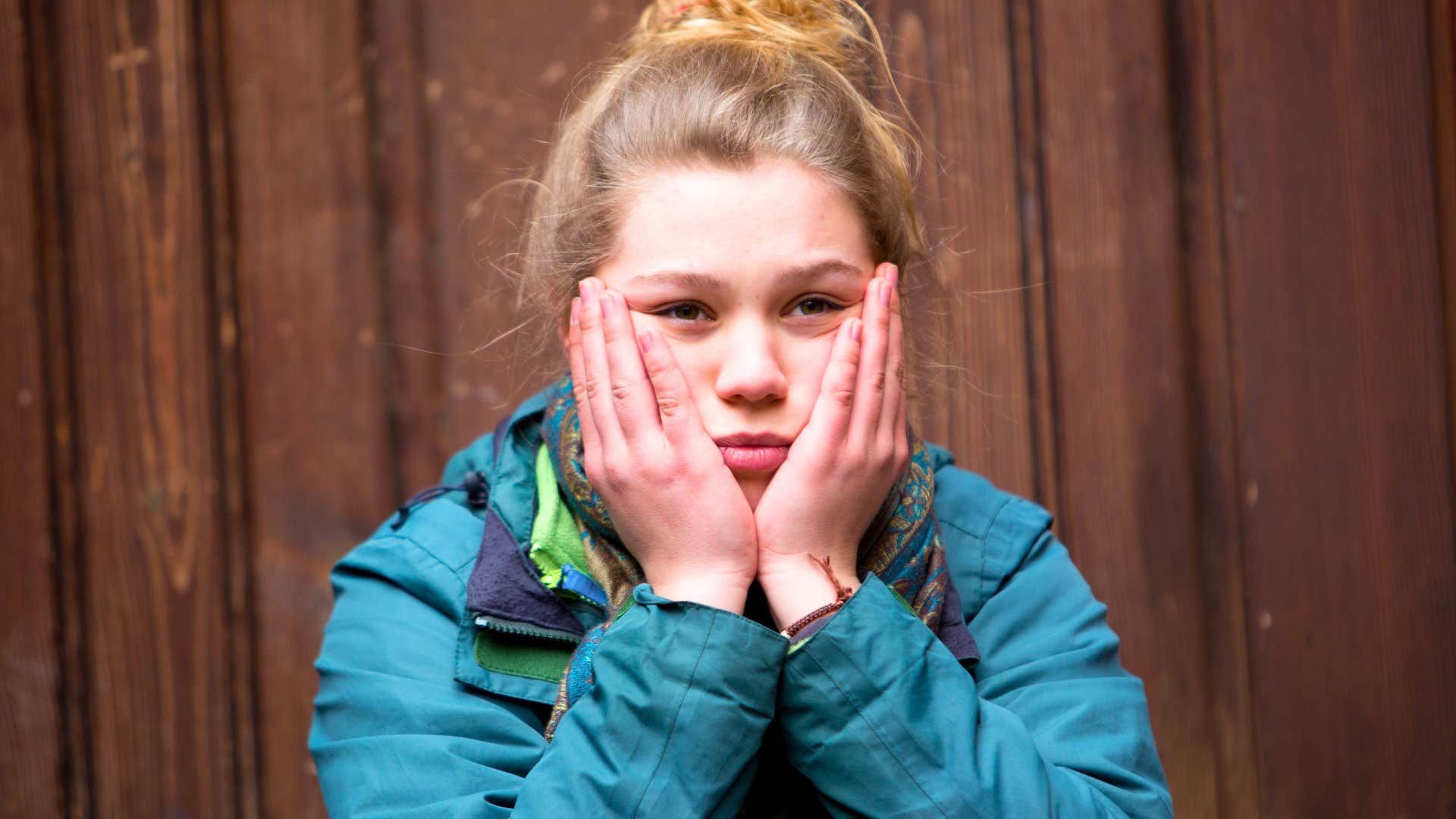 woman who is always in a bad mood saying she's over it