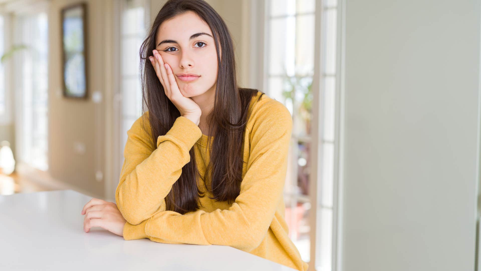 woman exhausted from lack of curiosity