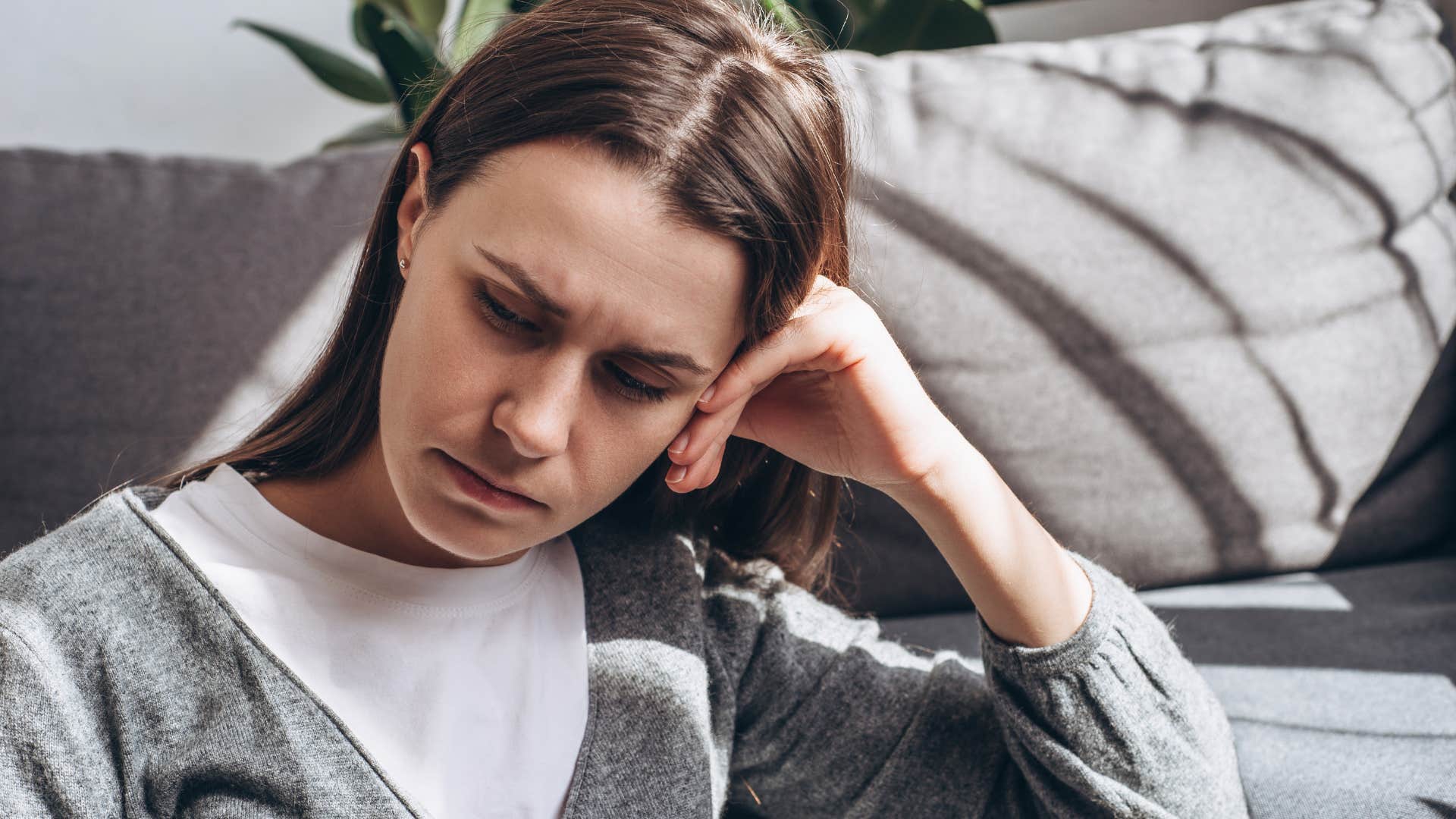 woman who is exhausted by mixed signals