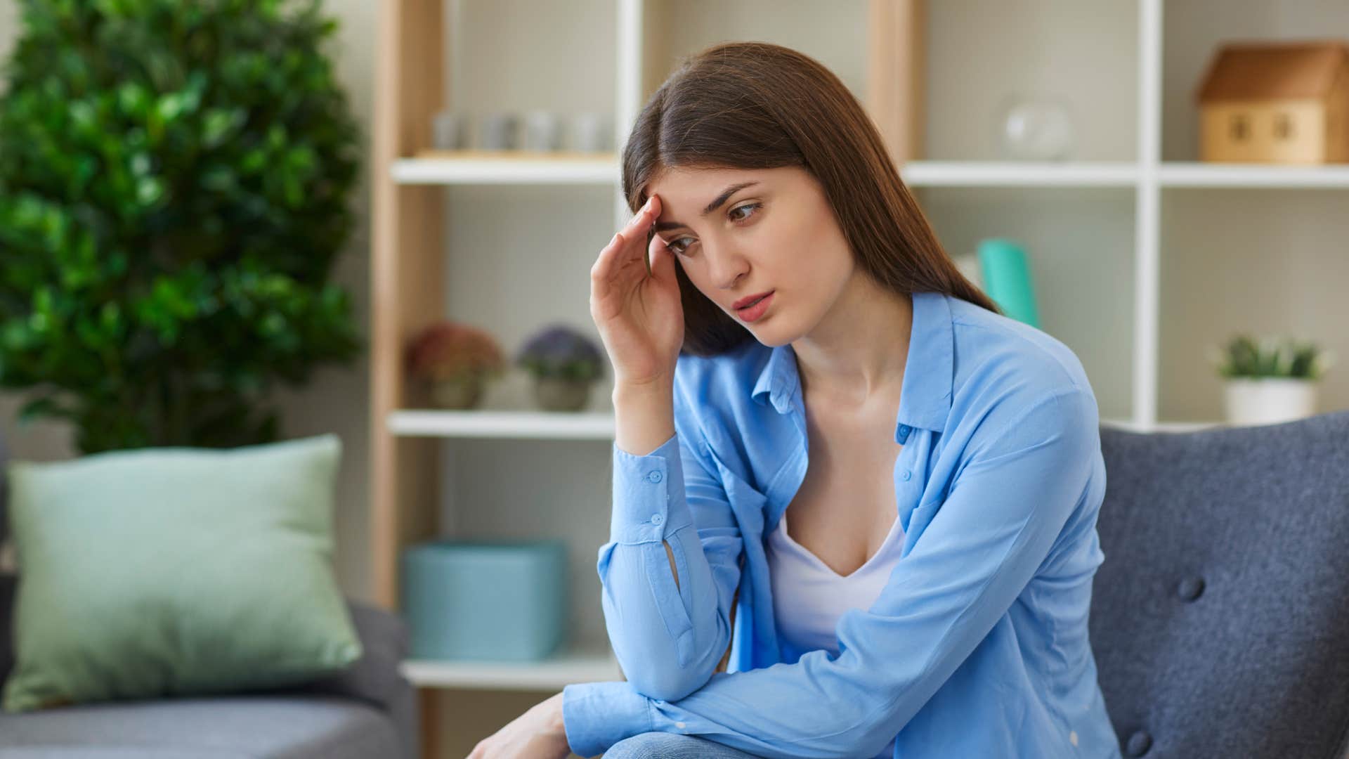 woman who is way too sensitive saying she cant say anything right