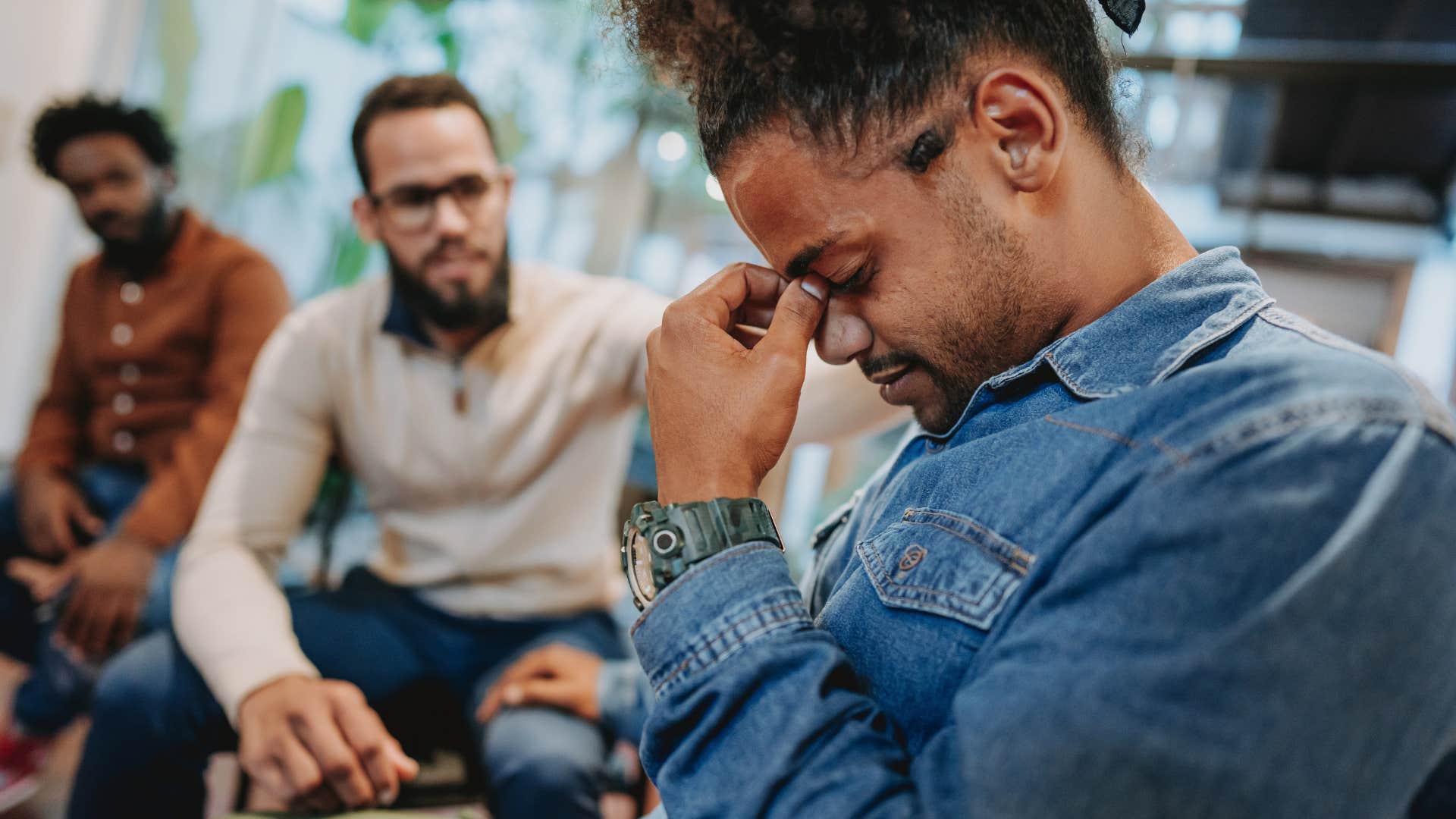 man who is way too sensitive saying you're attacking me