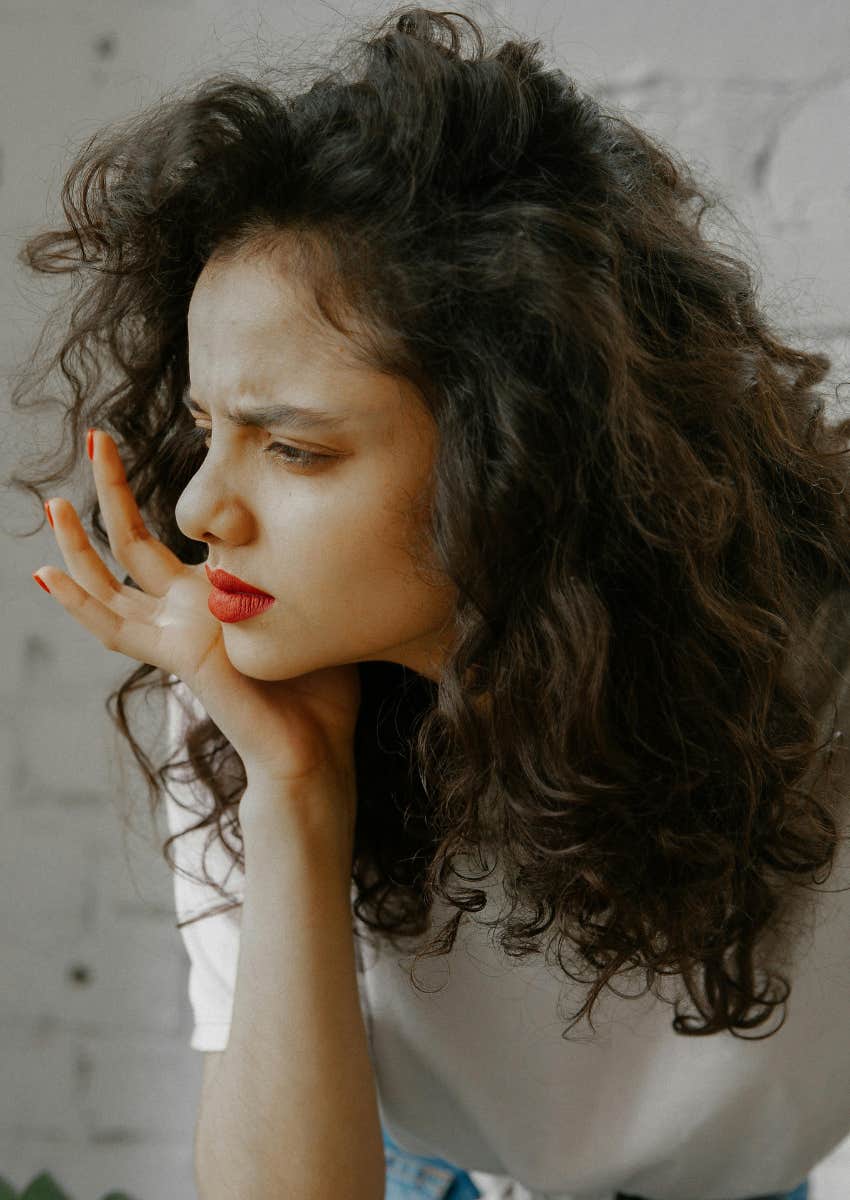 woman confused by ambiguity