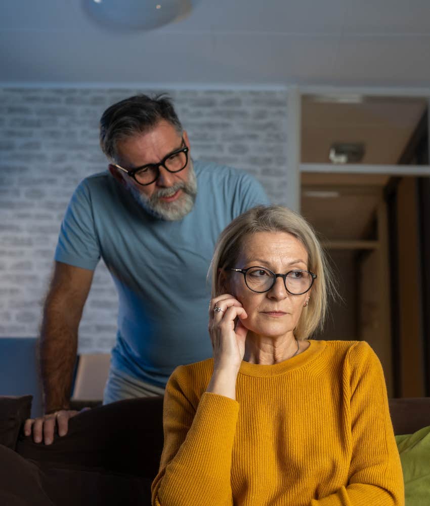 Upset person wonder why they stayed with unhealthy partner