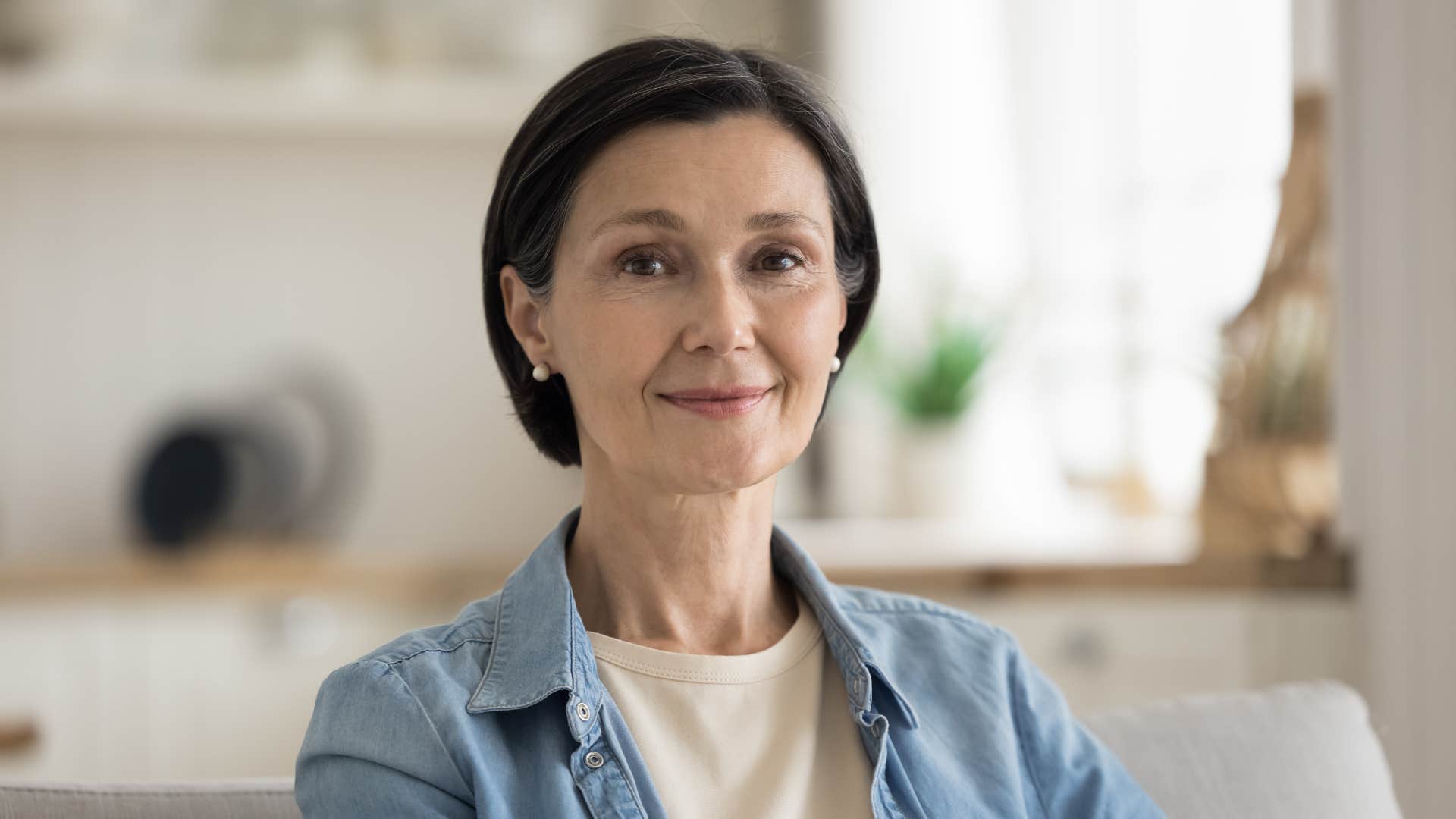 woman with humility smiling 