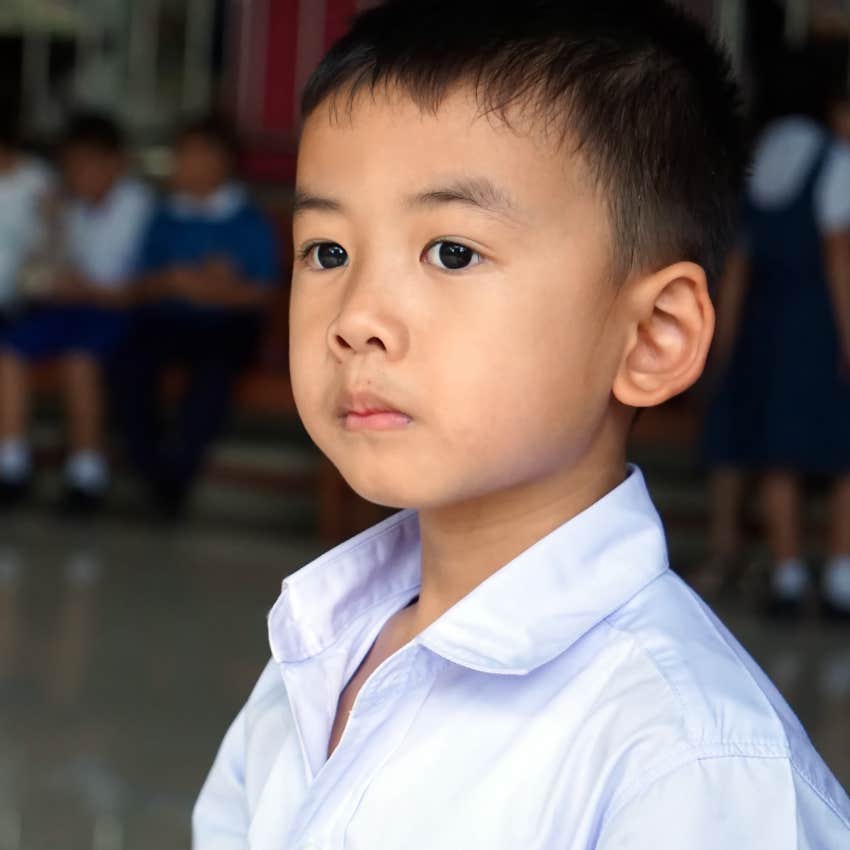 Kid learning how to assess risk at school