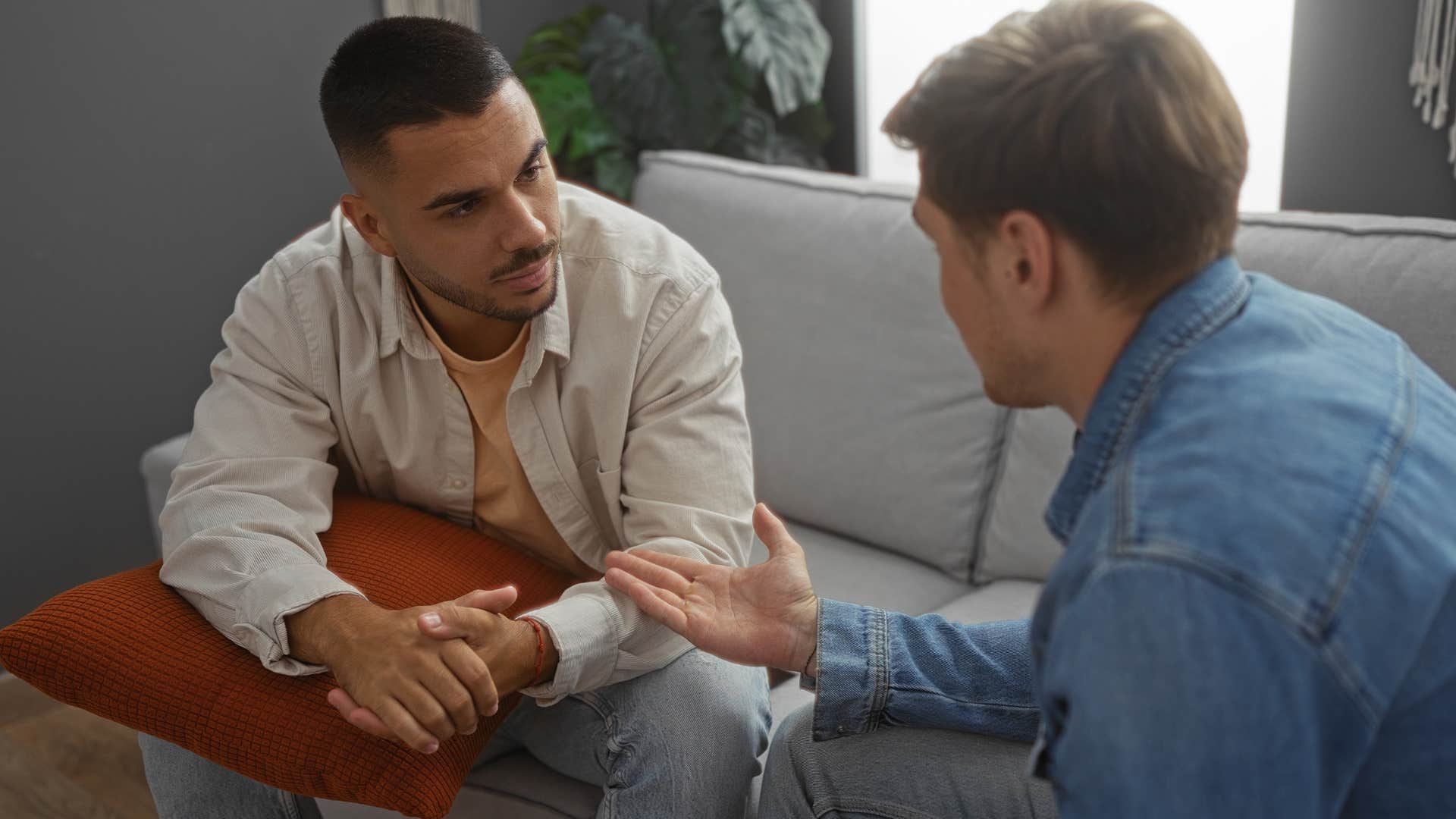 Man saying he never said that to a friend