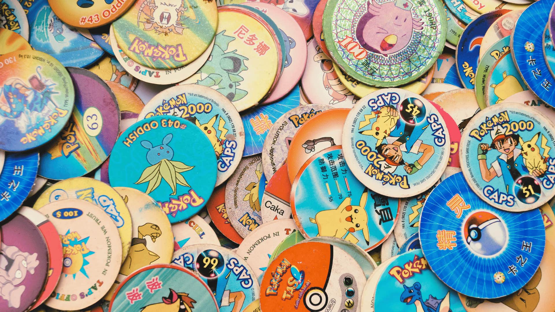 90s pogs collection