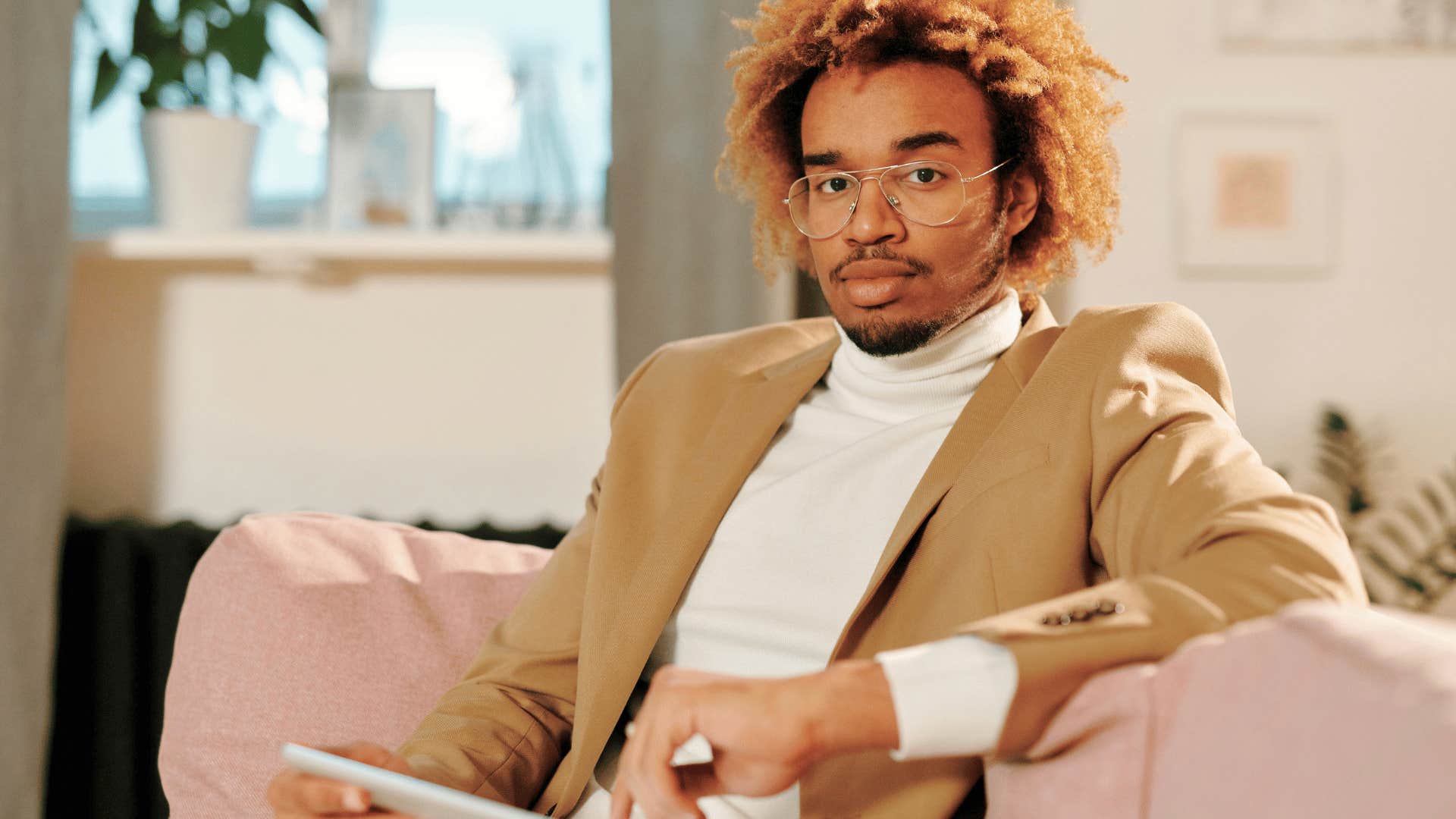 professional young man being consistent