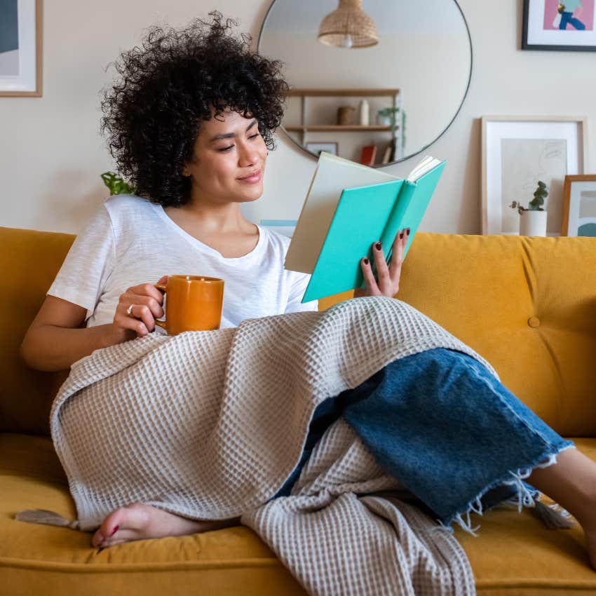Woman prioritizing balance Year Fire Horse
