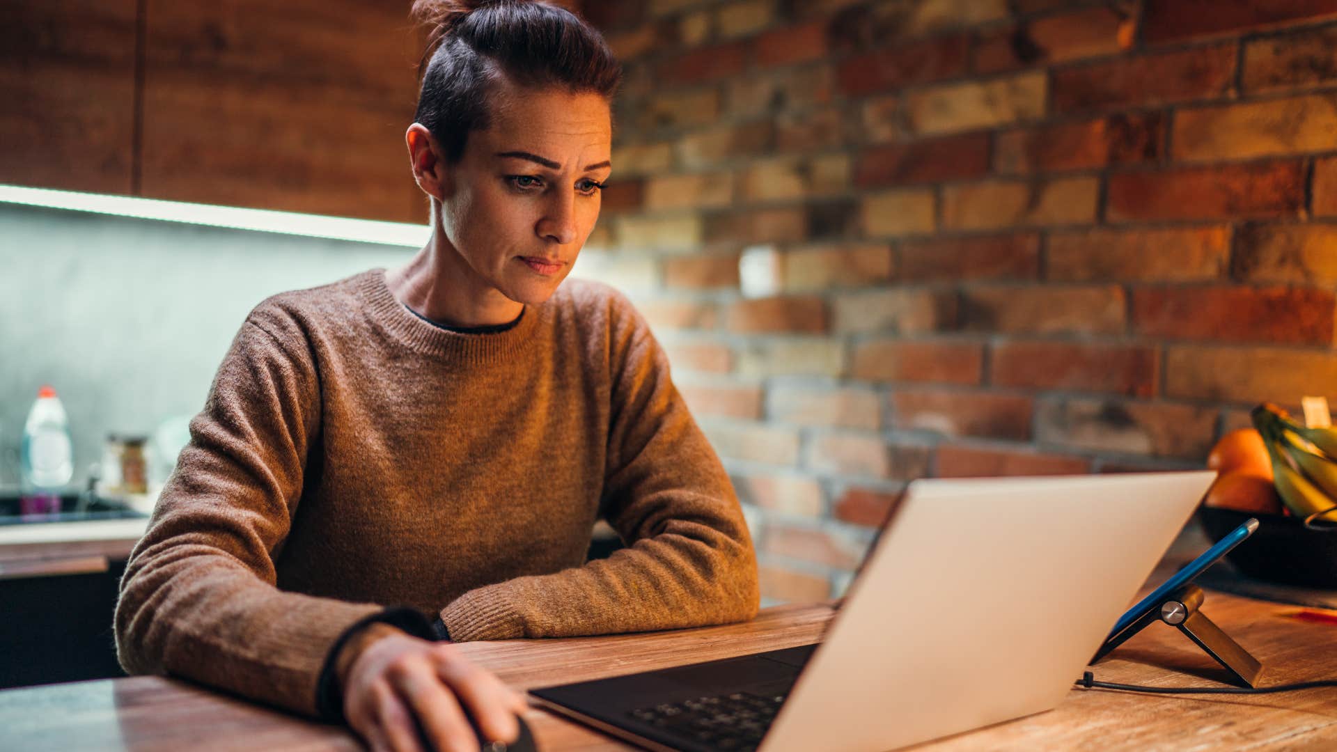 woman taking initiative knowing that if she doesn't do it it won't get done
