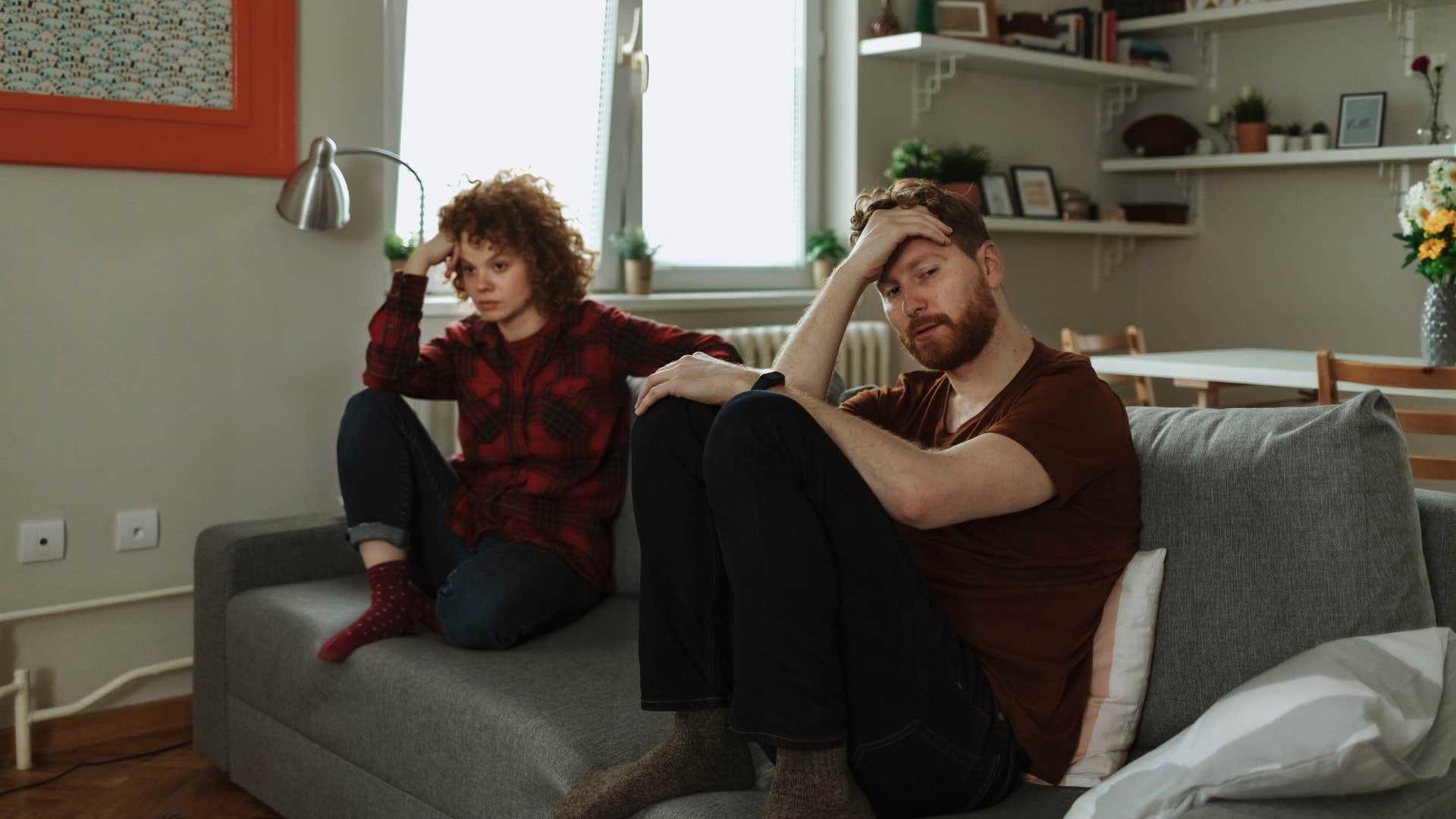 man who has detached emotionally because he cares less than he used to